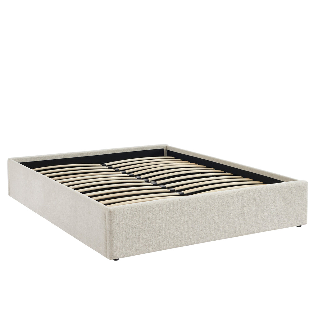 MARCY Upholstered Storage Bed with Slatted Base