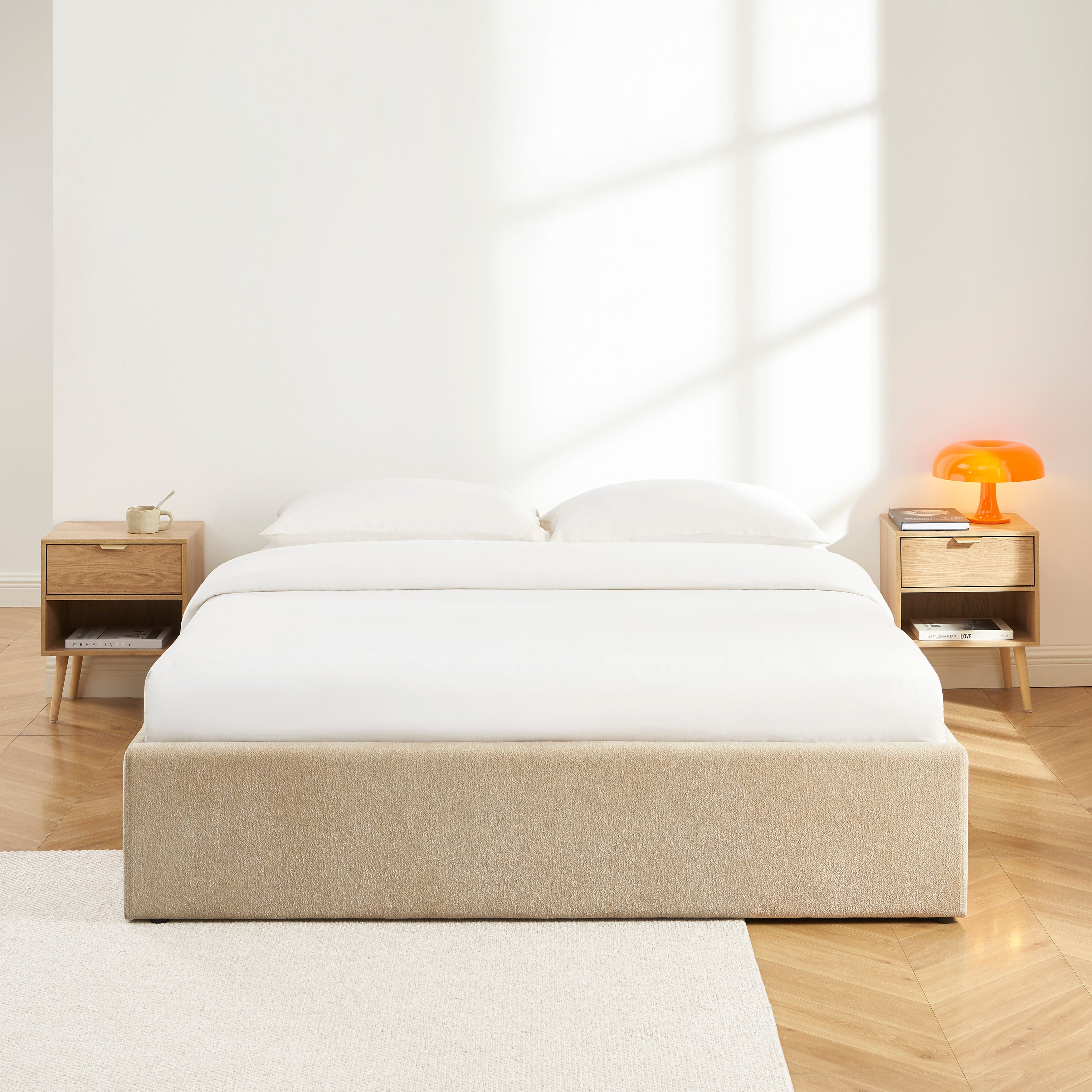 MARCY Storage Bed Chenille 63*79 - Greige