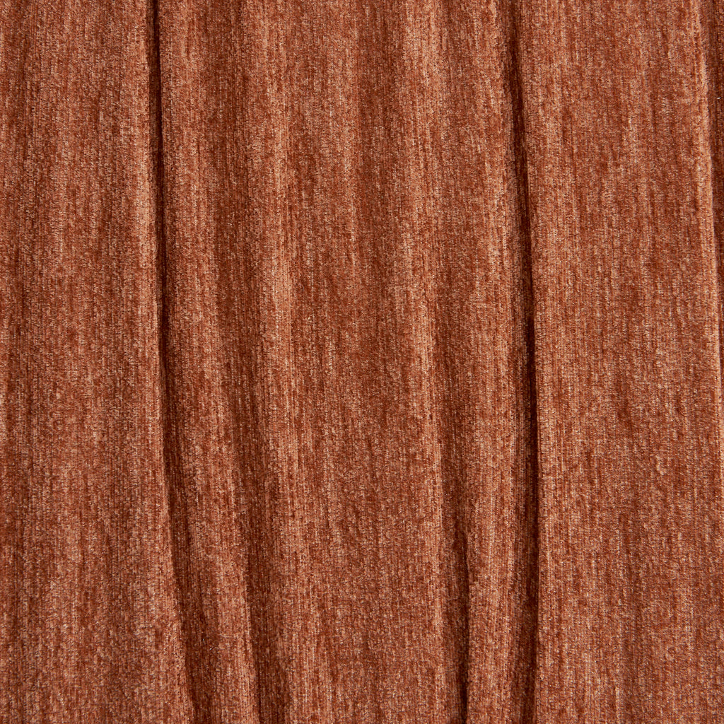 MARNI 3-Seater Sofa Thick Pleated Velvet - Terracotta
