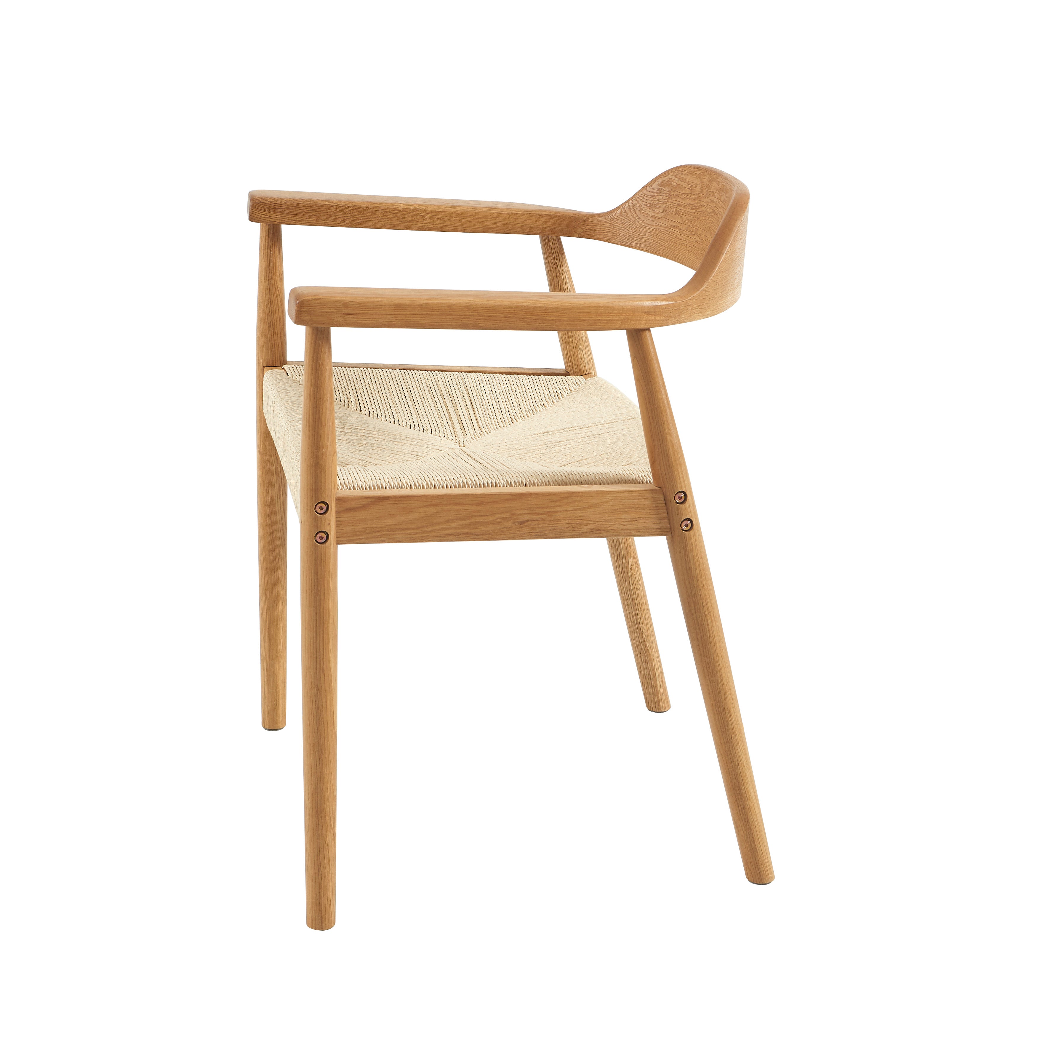 MARTIE Dining Chair Set - Light Wood