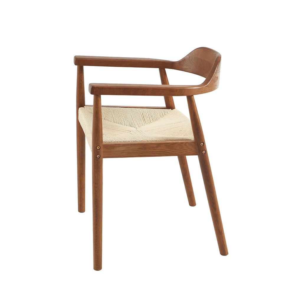 MARTIE Dining Chair Set - Dark Wood