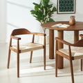 MARTIE Dining Chair Set - Dark Wood