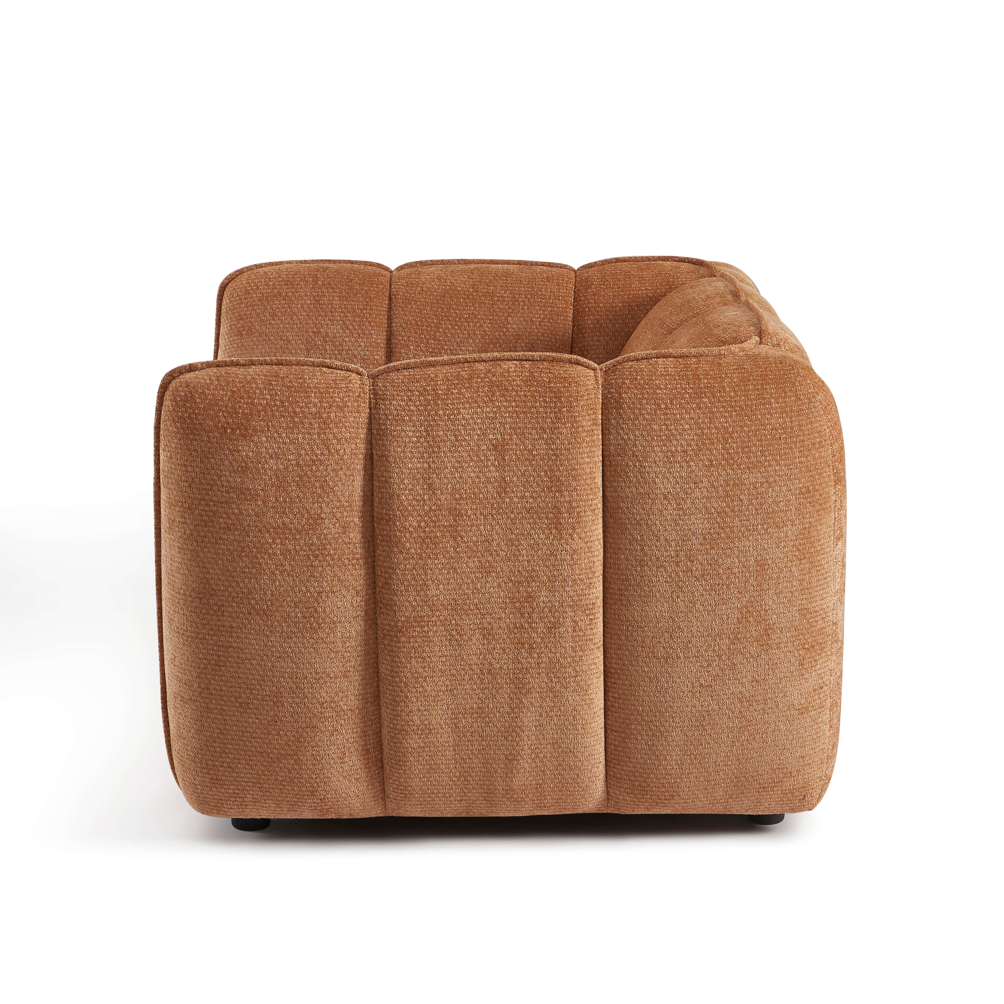 MATILDA 41'' Armchair 1-Seater Chenille - Terracotta