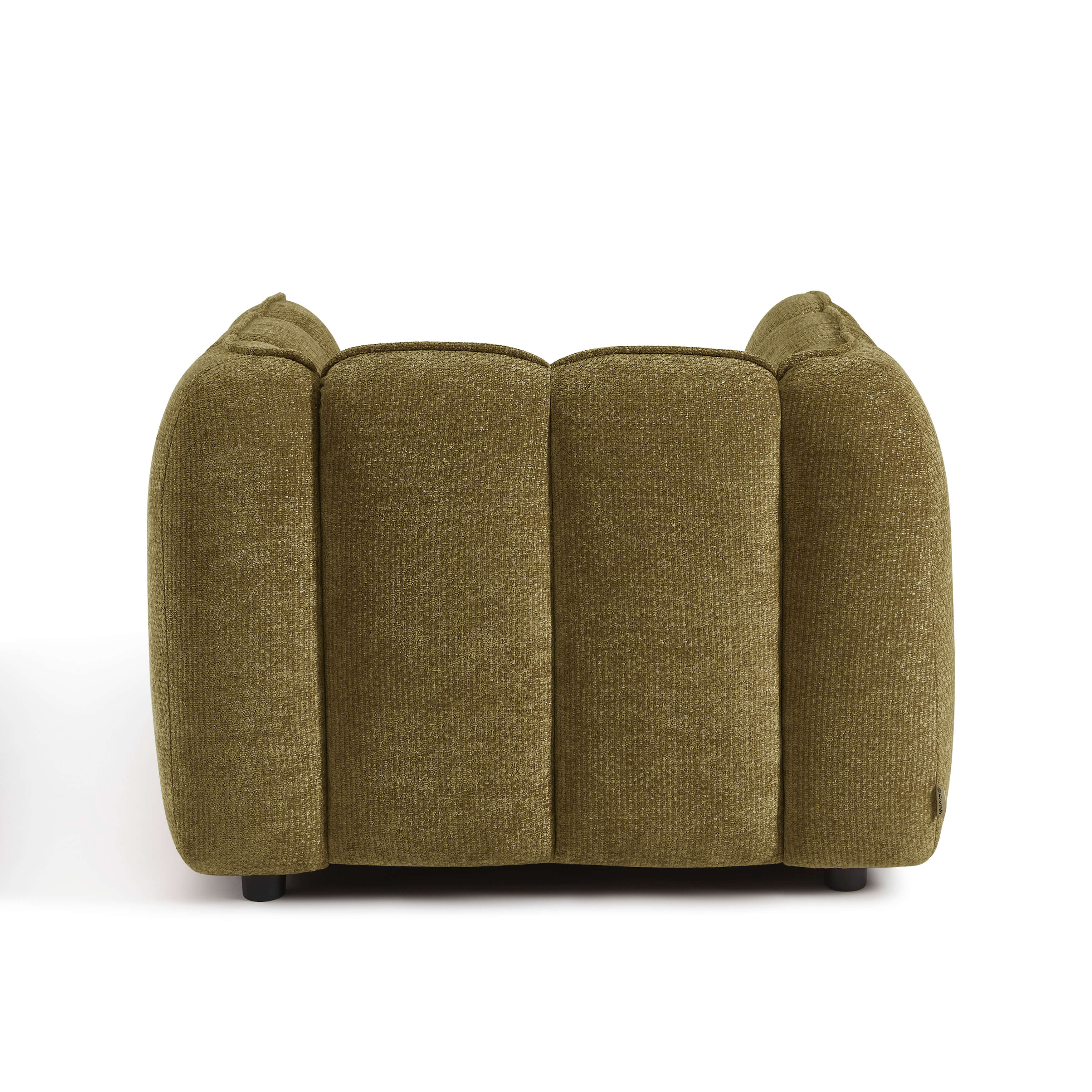 MATILDA 41'' Armchair 1-Seater Chenille - Green