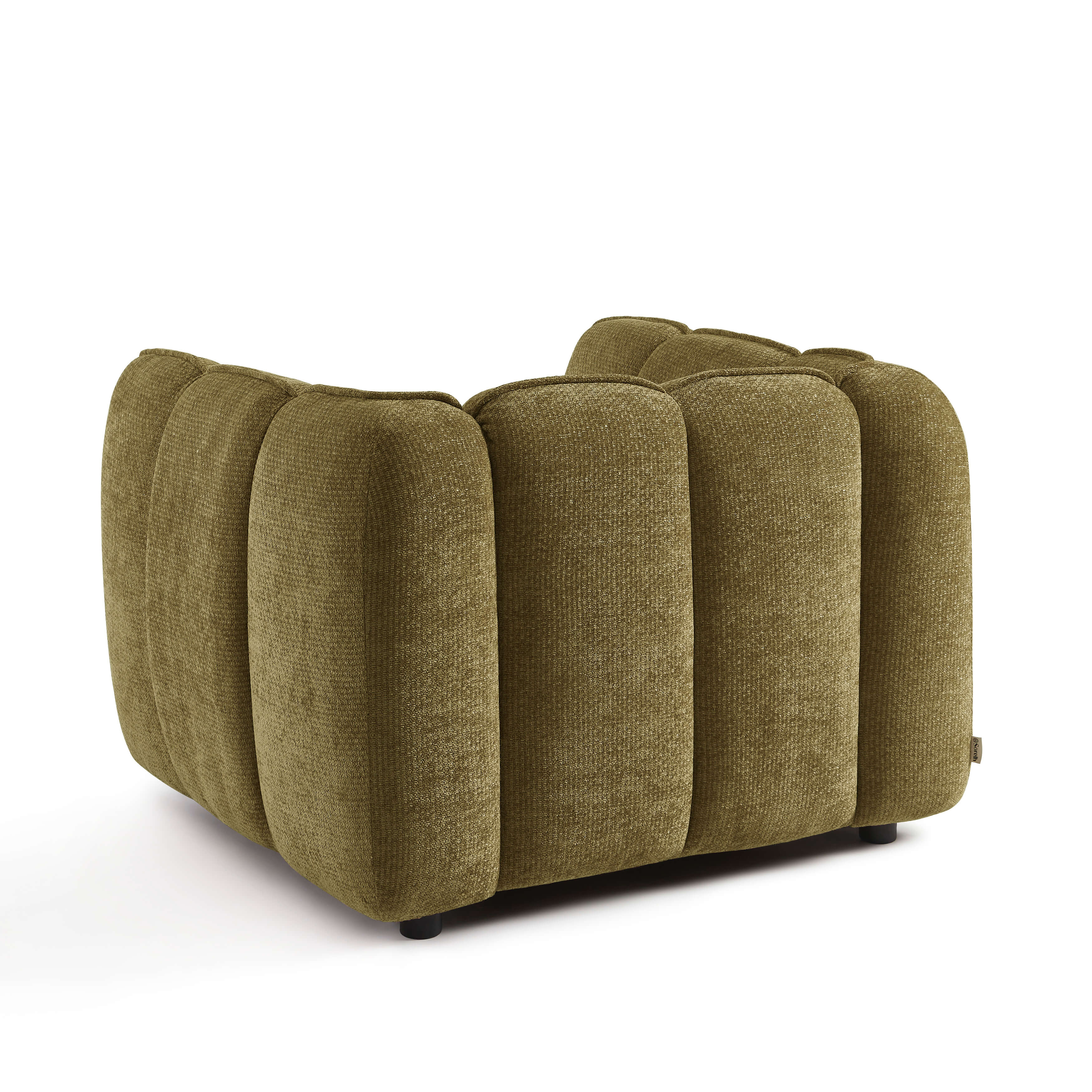 MATILDA 41'' Armchair 1-Seater Chenille - Green