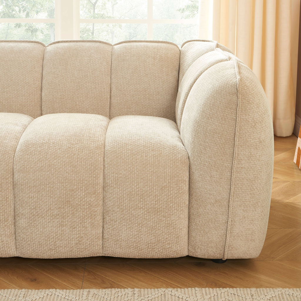 MATILDA 70'' 2-Seater Sofa Chenille - Beige