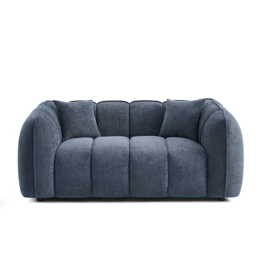 MATILDA 70'' 2-Seater Sofa Chenille - Blue