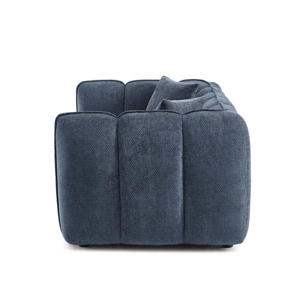 MATILDA 70'' 2-Seater Sofa Chenille - Blue