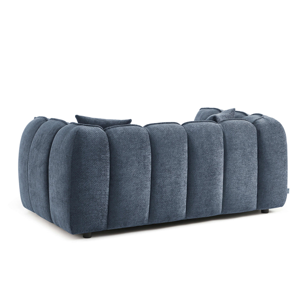 MATILDA 70'' 2-Seater Sofa Chenille - Blue