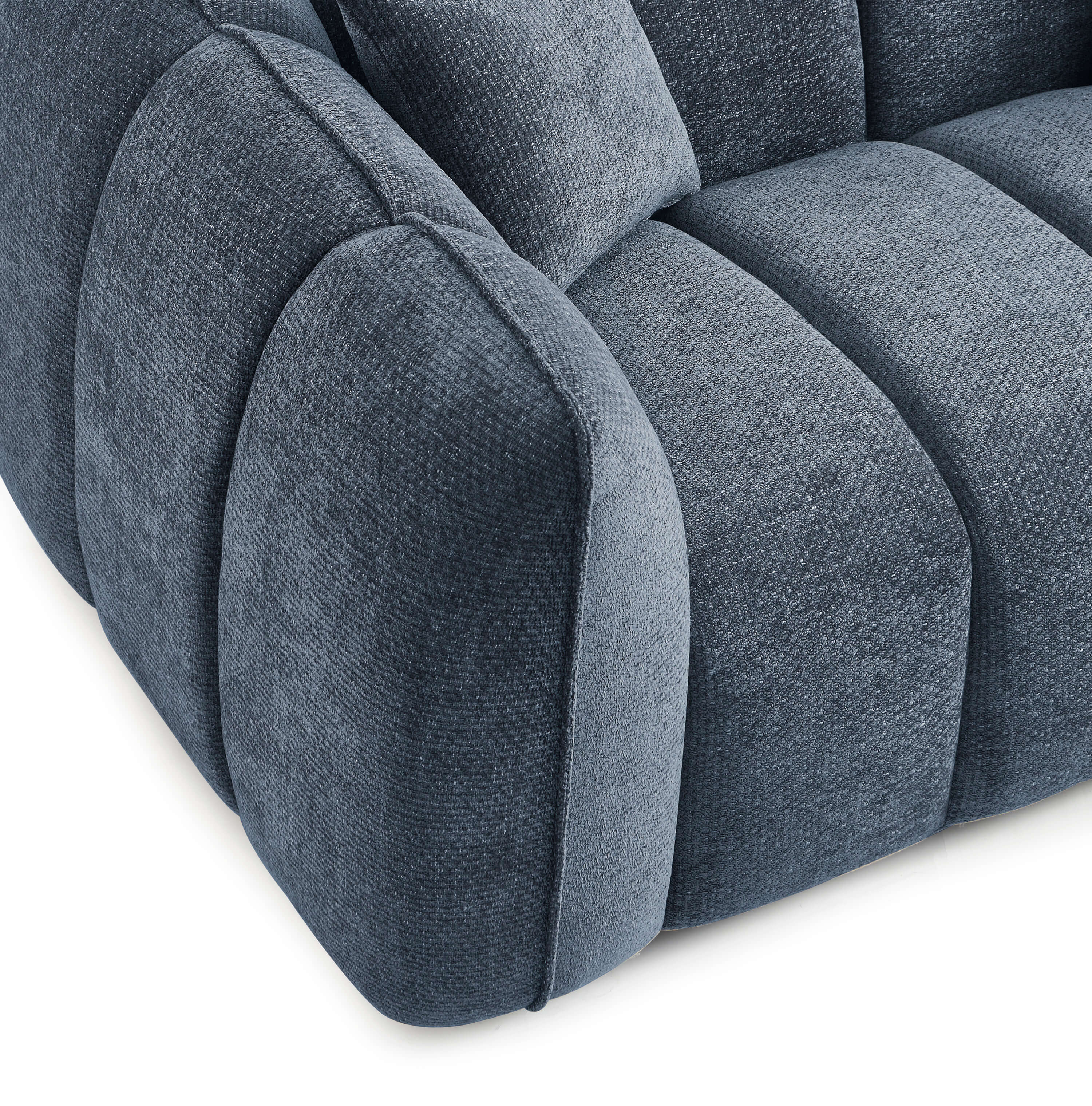 MATILDA 70'' 2-Seater Sofa Chenille - Blue