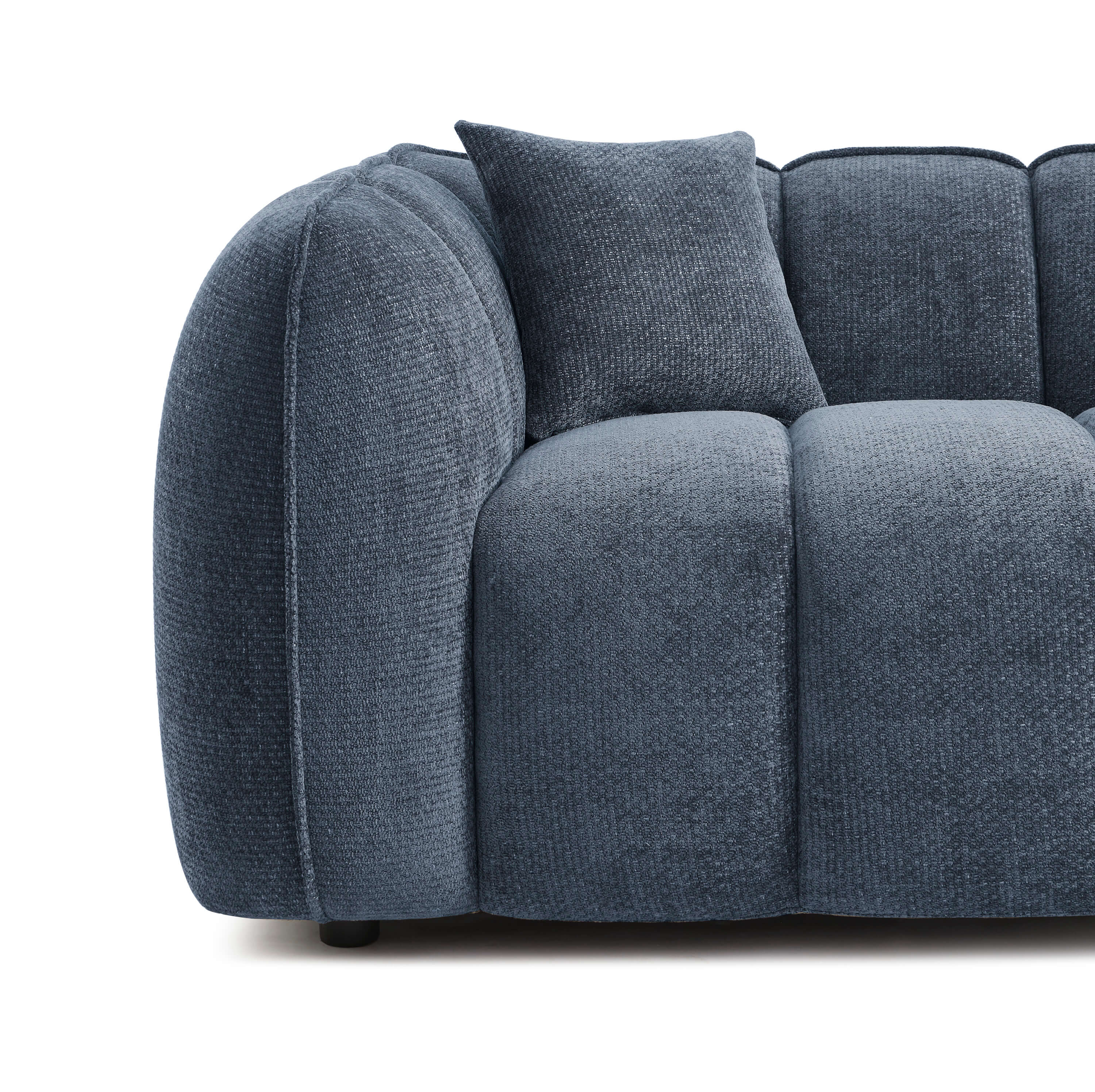 MATILDA 70'' 2-Seater Sofa Chenille - Blue