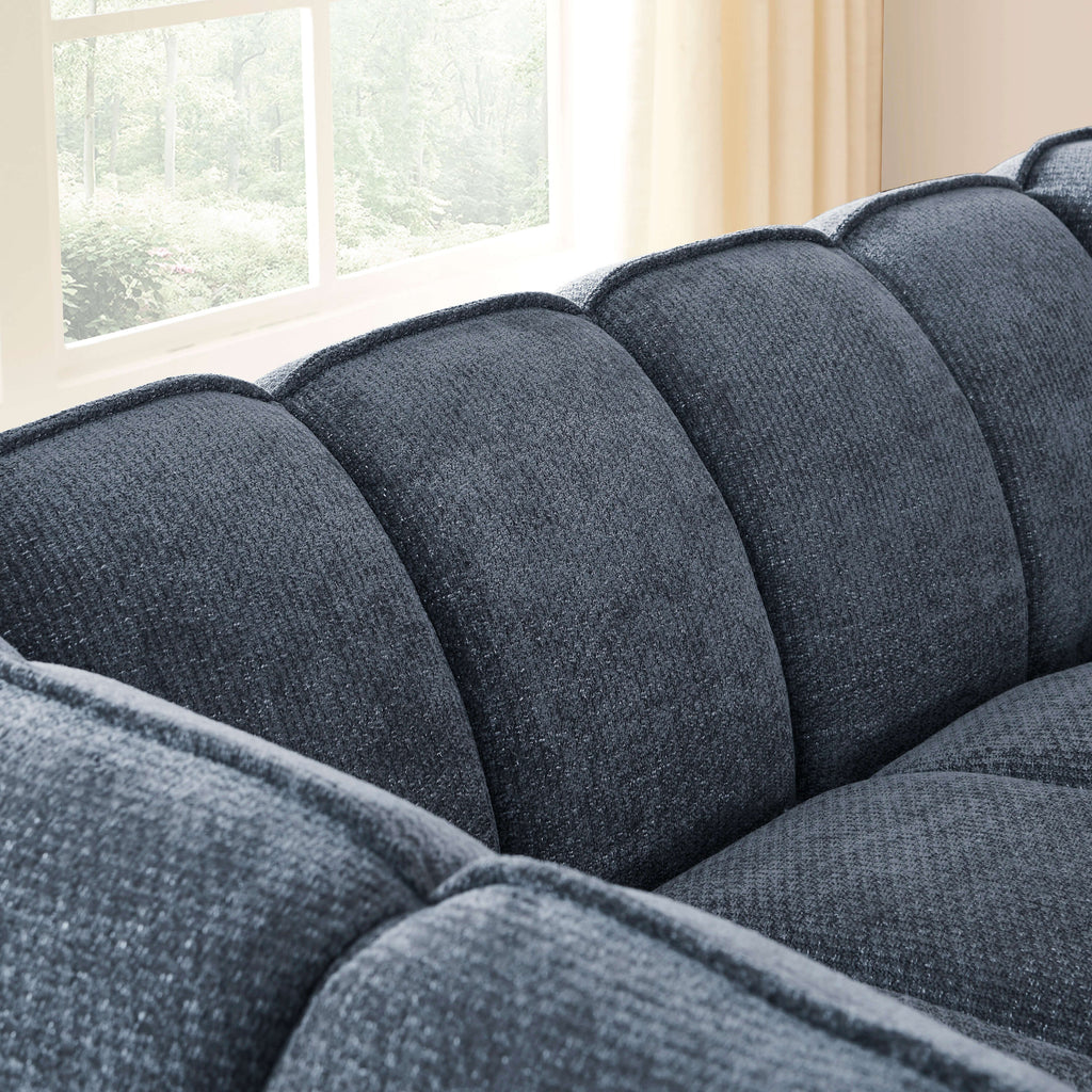 MATILDA 70'' 2-Seater Sofa Chenille - Blue