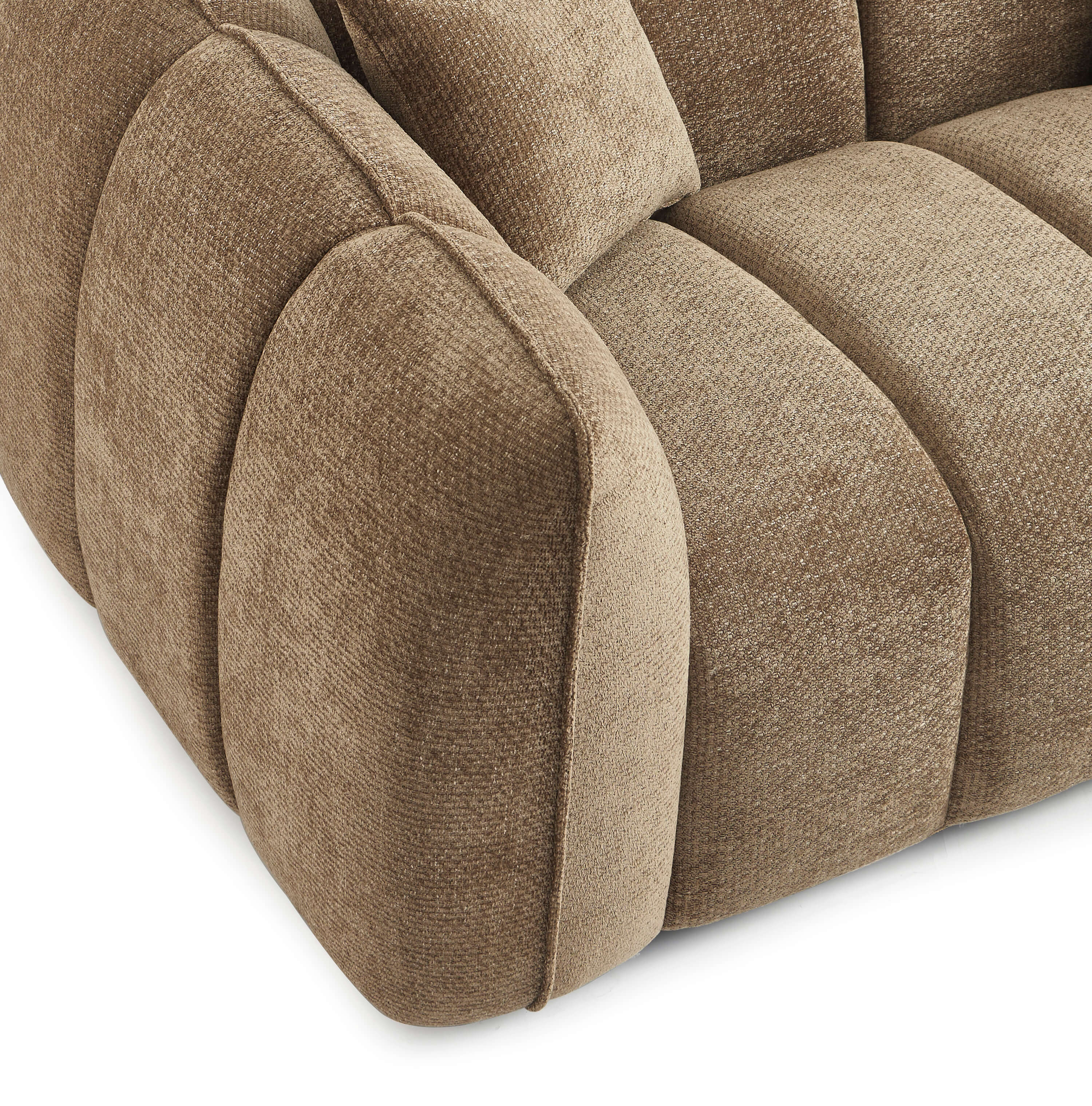 MATILDA 70'' 2-Seater Sofa Chenille - Brown
