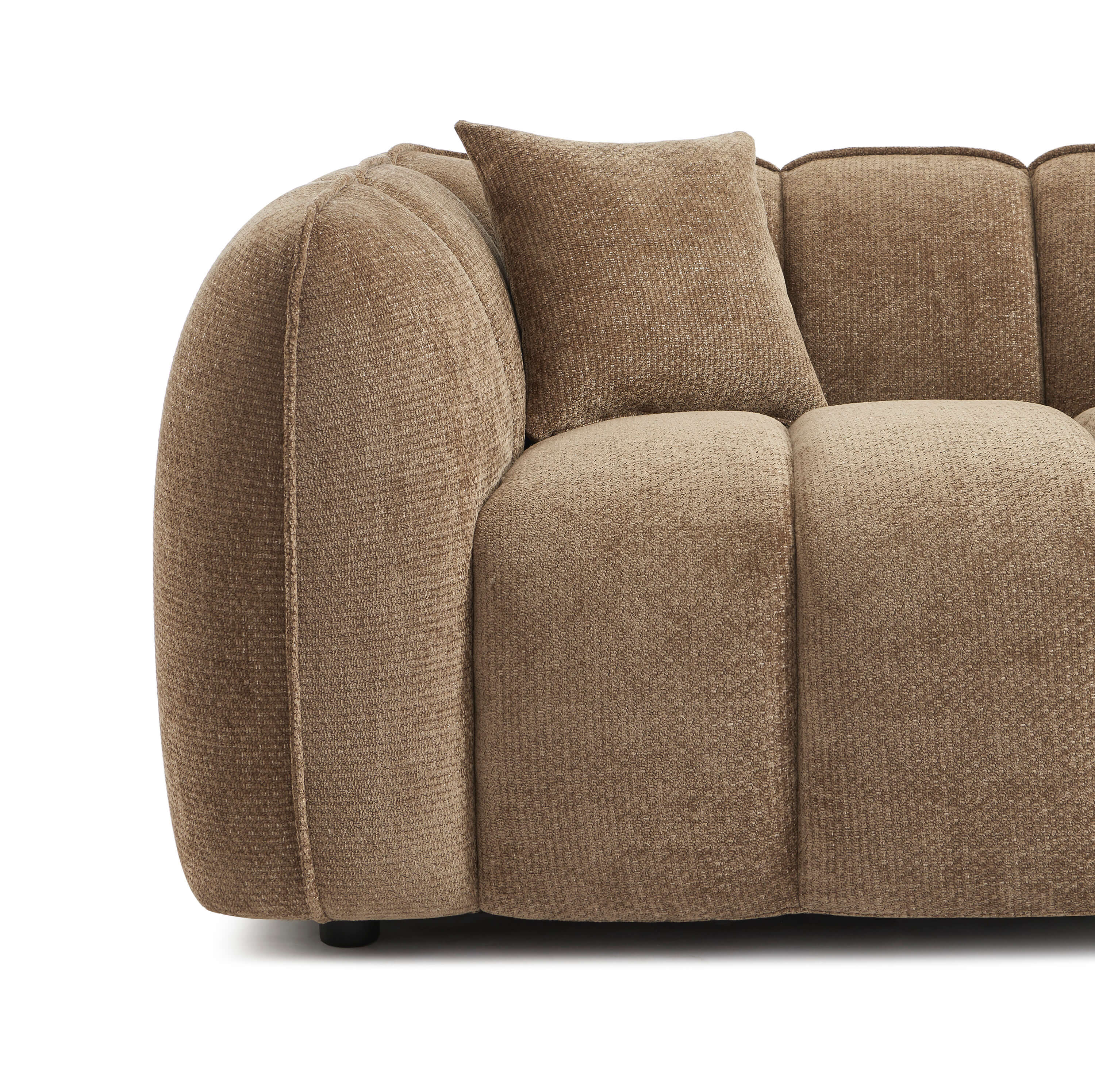 MATILDA 70'' 2-Seater Sofa Chenille - Brown