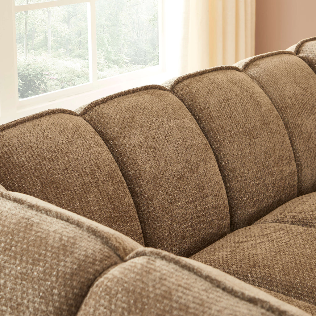 MATILDA 70'' 2-Seater Sofa Chenille - Brown