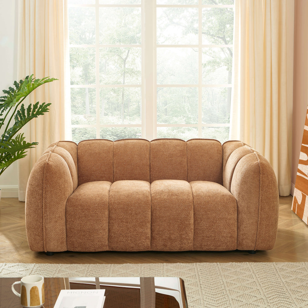 MATILDA 70'' 2-Seater Sofa Chenille - Taupe