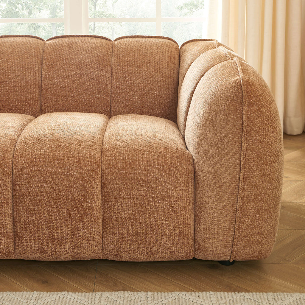 MATILDA 70'' 2-Seater Sofa Chenille - Taupe