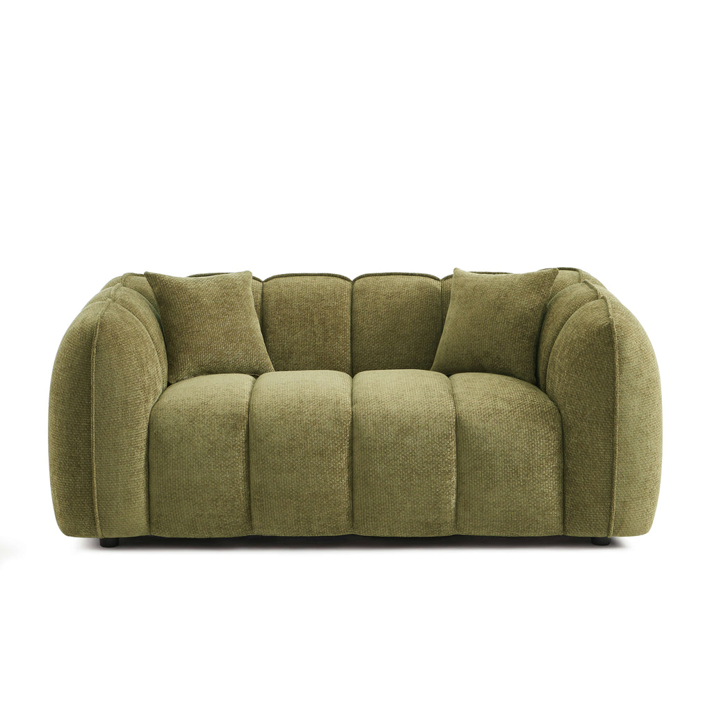 MATILDA 70'' 2-Seater Sofa Chenille - Green