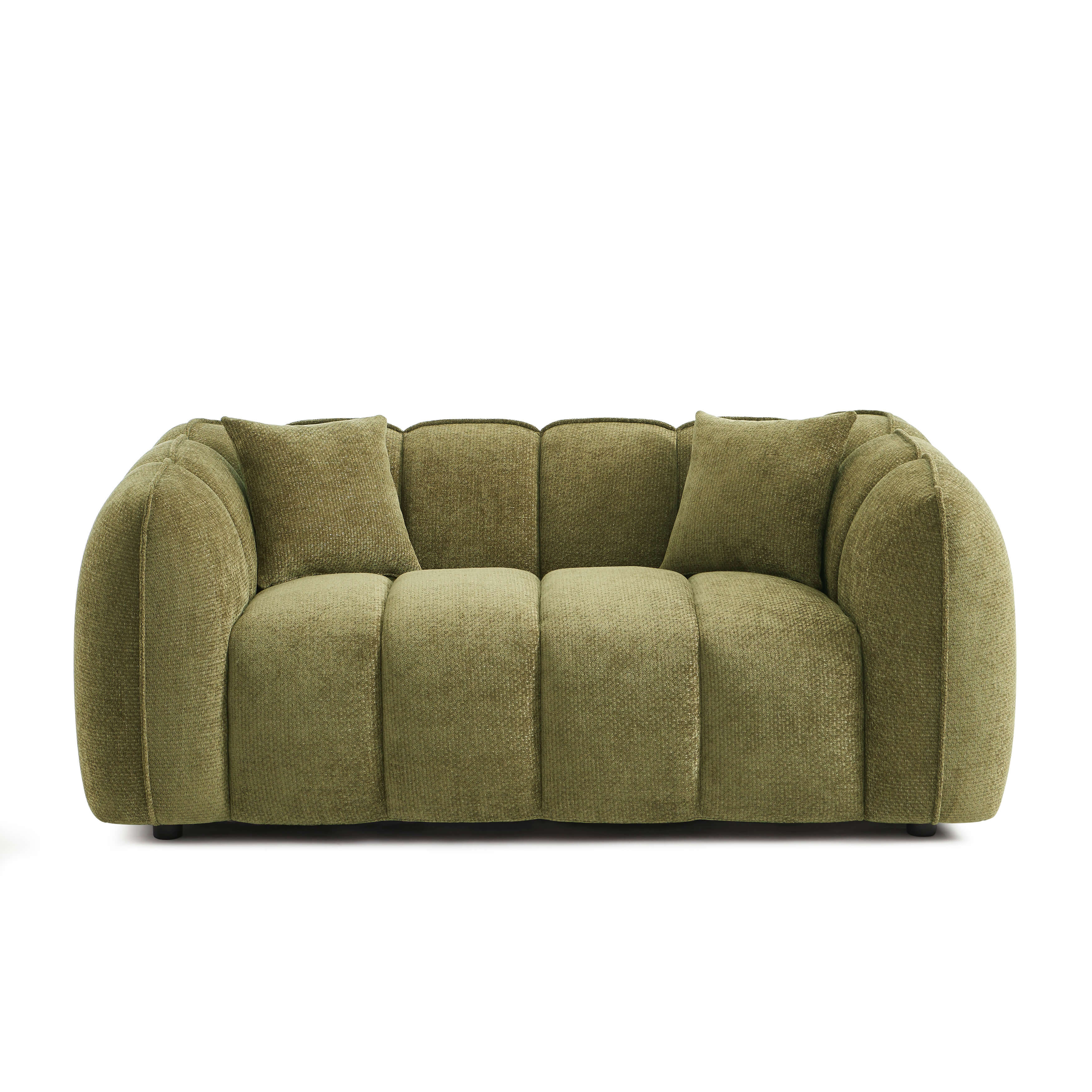 MATILDA 70'' 2-Seater Sofa Chenille - Green