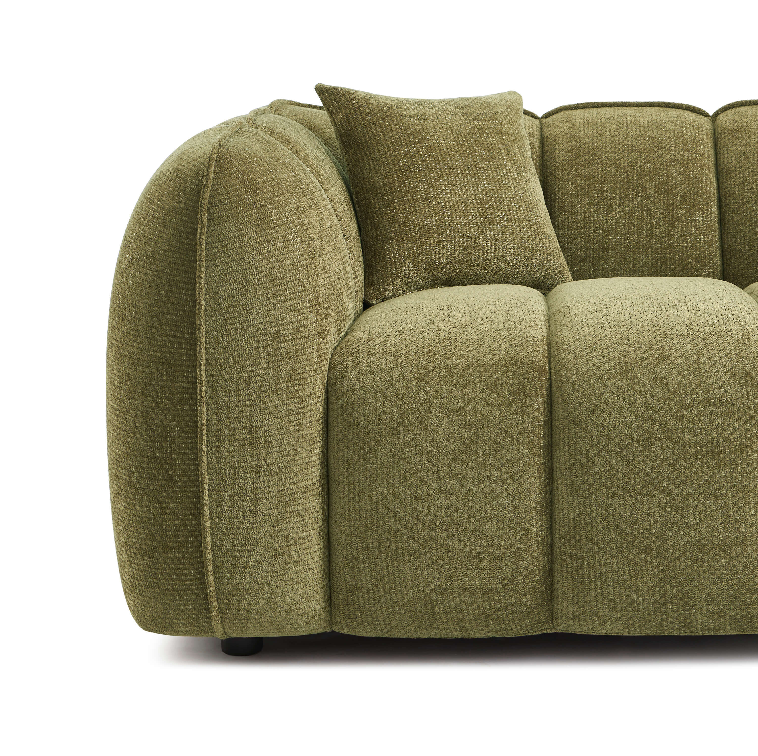 MATILDA 70'' 2-Seater Sofa Chenille - Green