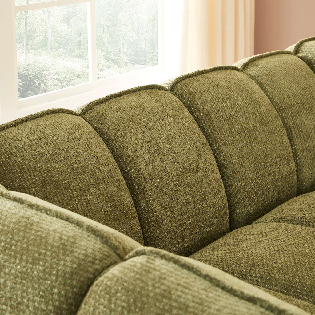 MATILDA 70'' 2-Seater Sofa Chenille - Green