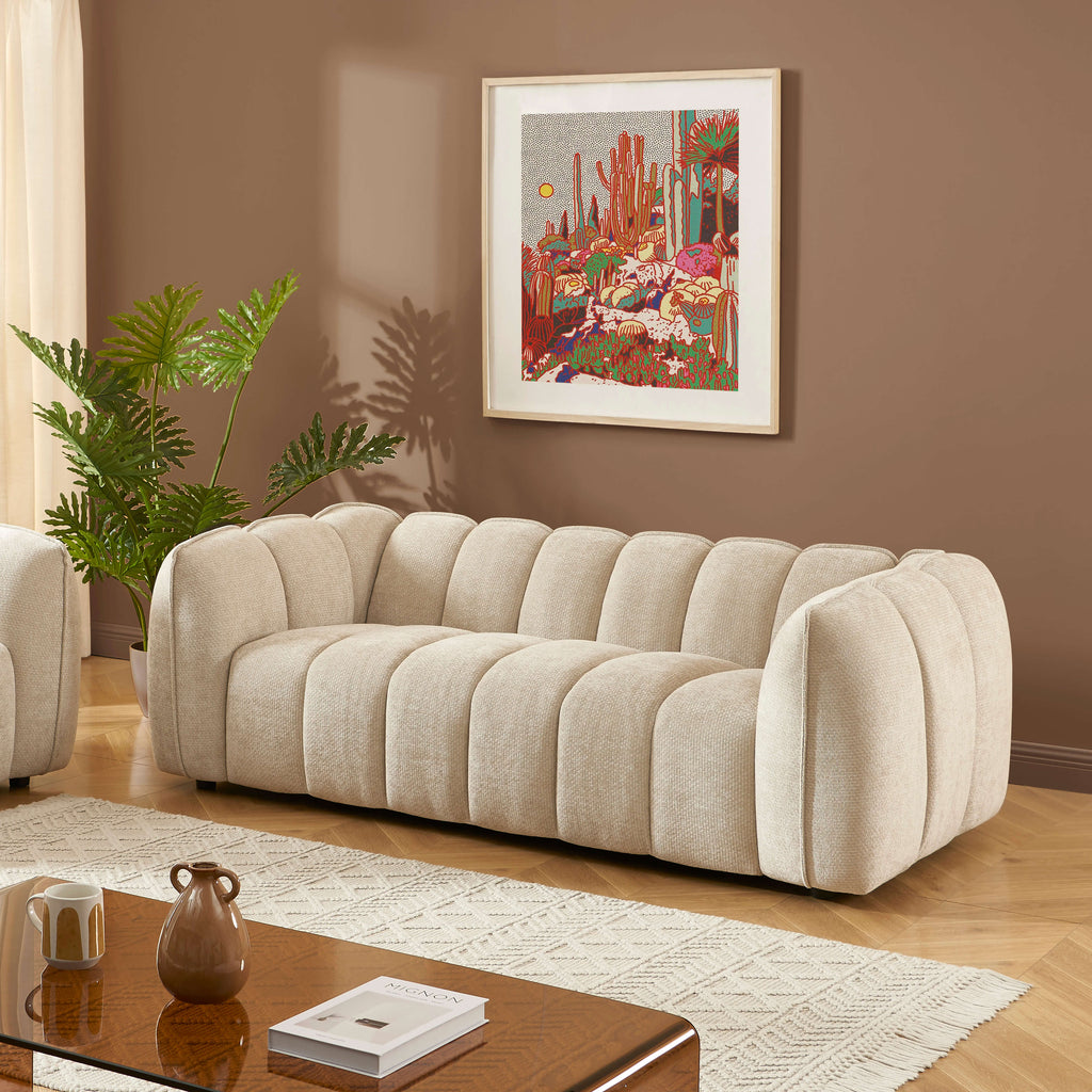 MATILDA 3-Seater Sofa (84") - Beige
