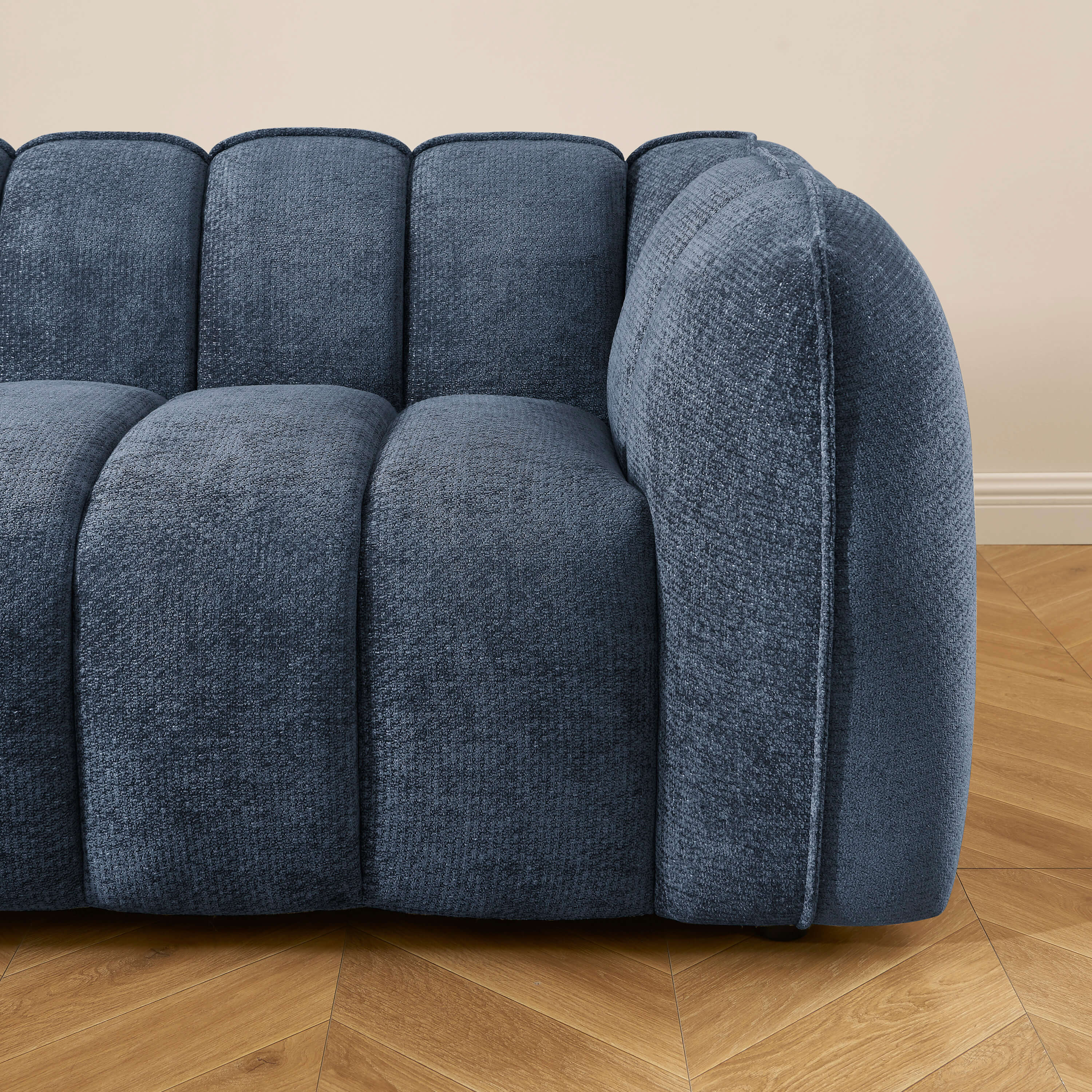 MATILDA 3-Seater Sofa (84") - Blue
