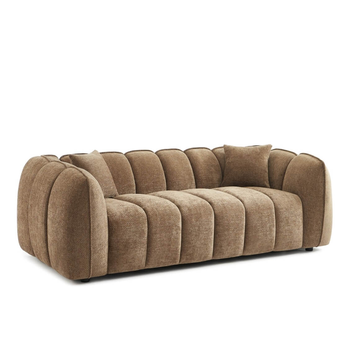 MATILDA 3-Seater Sofa (84") - Brown