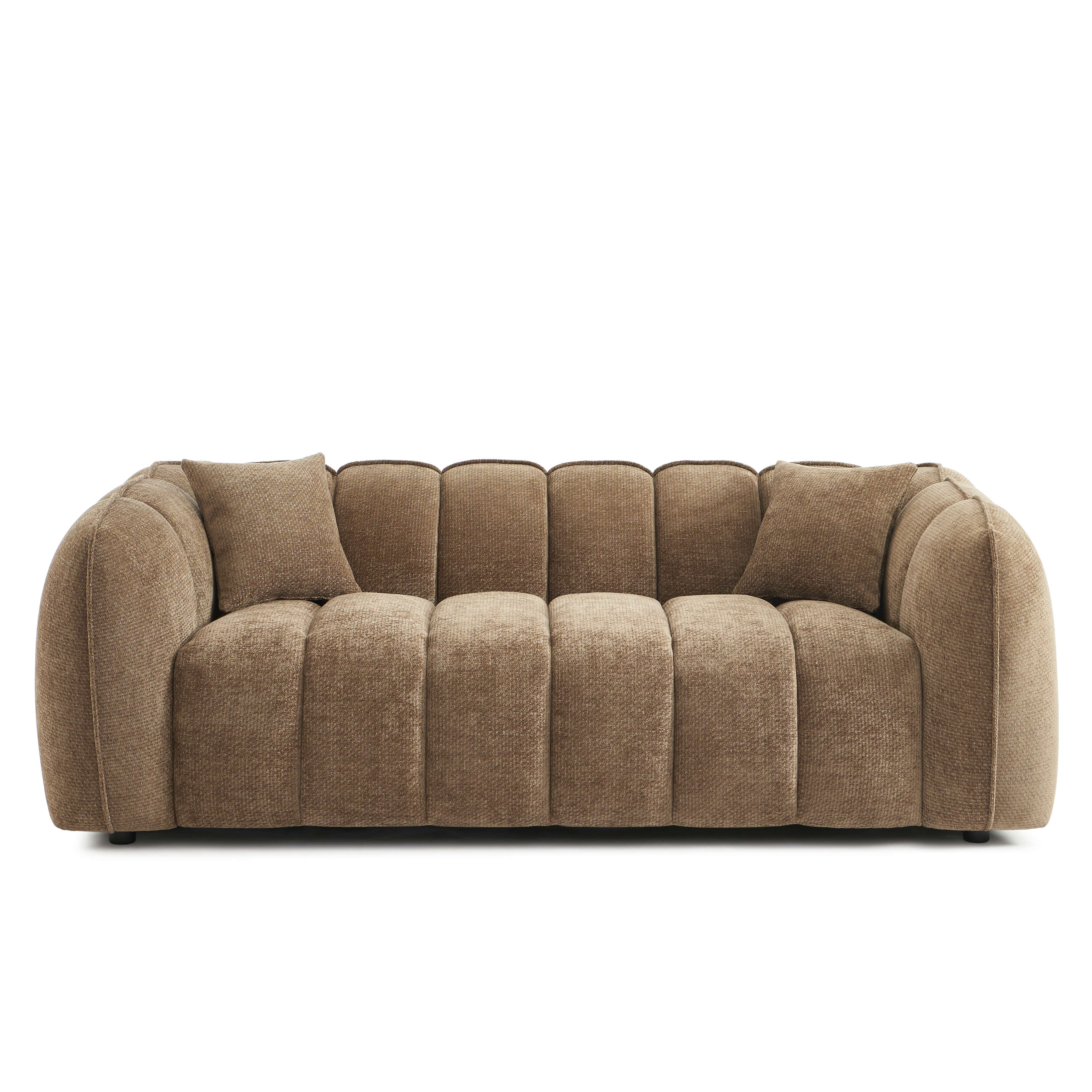 MATILDA 3-Seater Sofa (84") - Brown