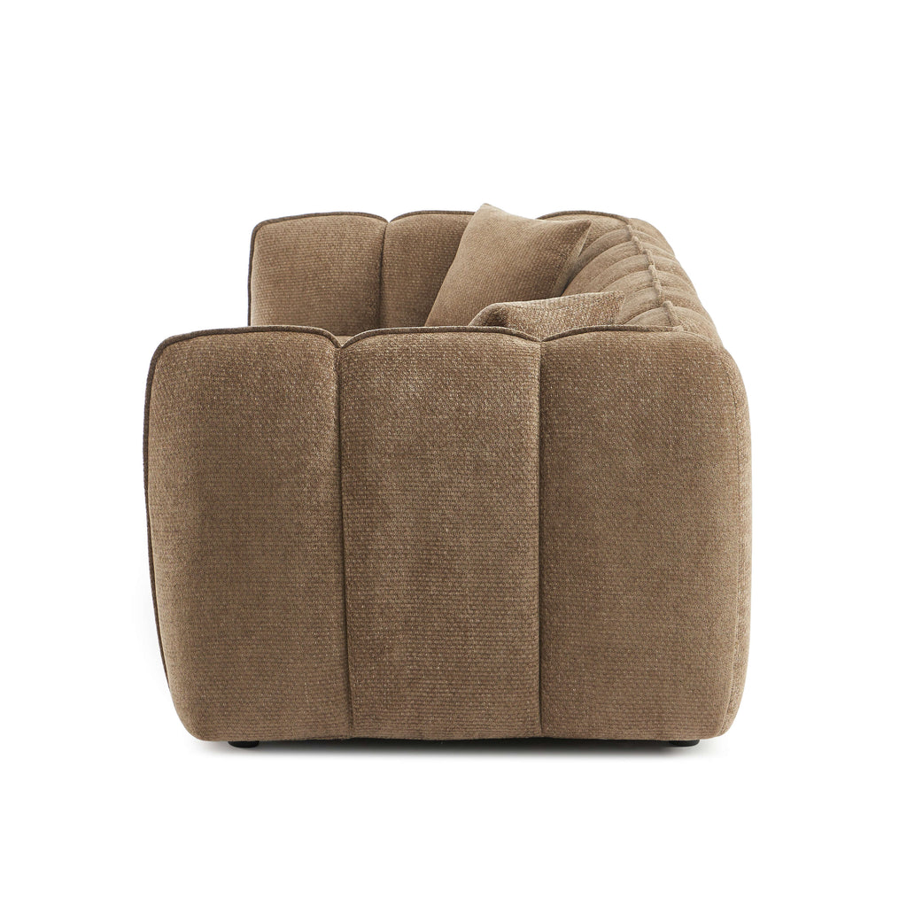 MATILDA 3-Seater Sofa (84") - Brown