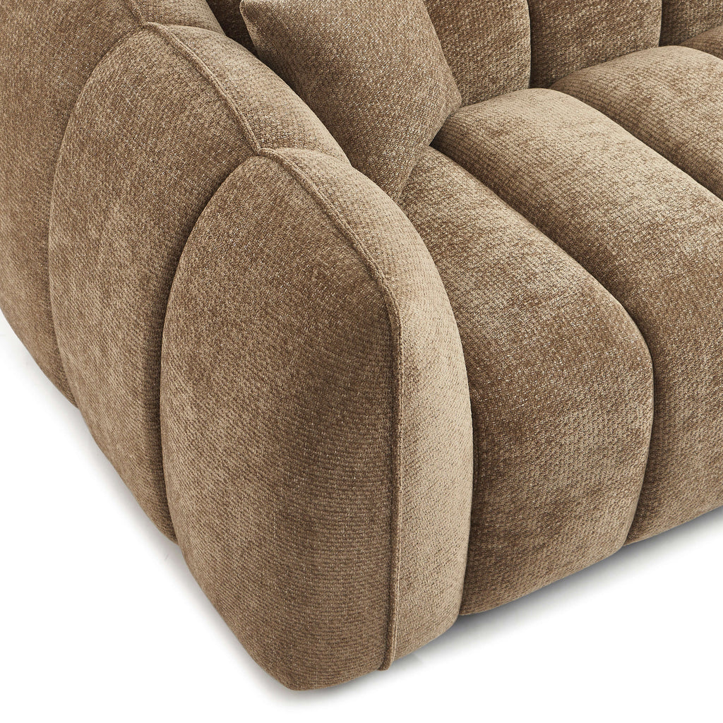 MATILDA 3-Seater Sofa (84") - Brown