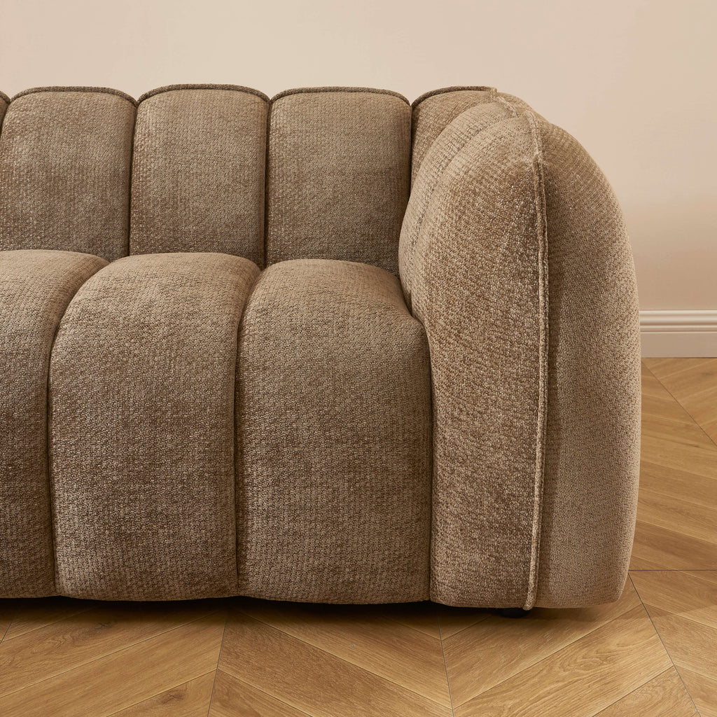 MATILDA 3-Seater Sofa (84") - Brown