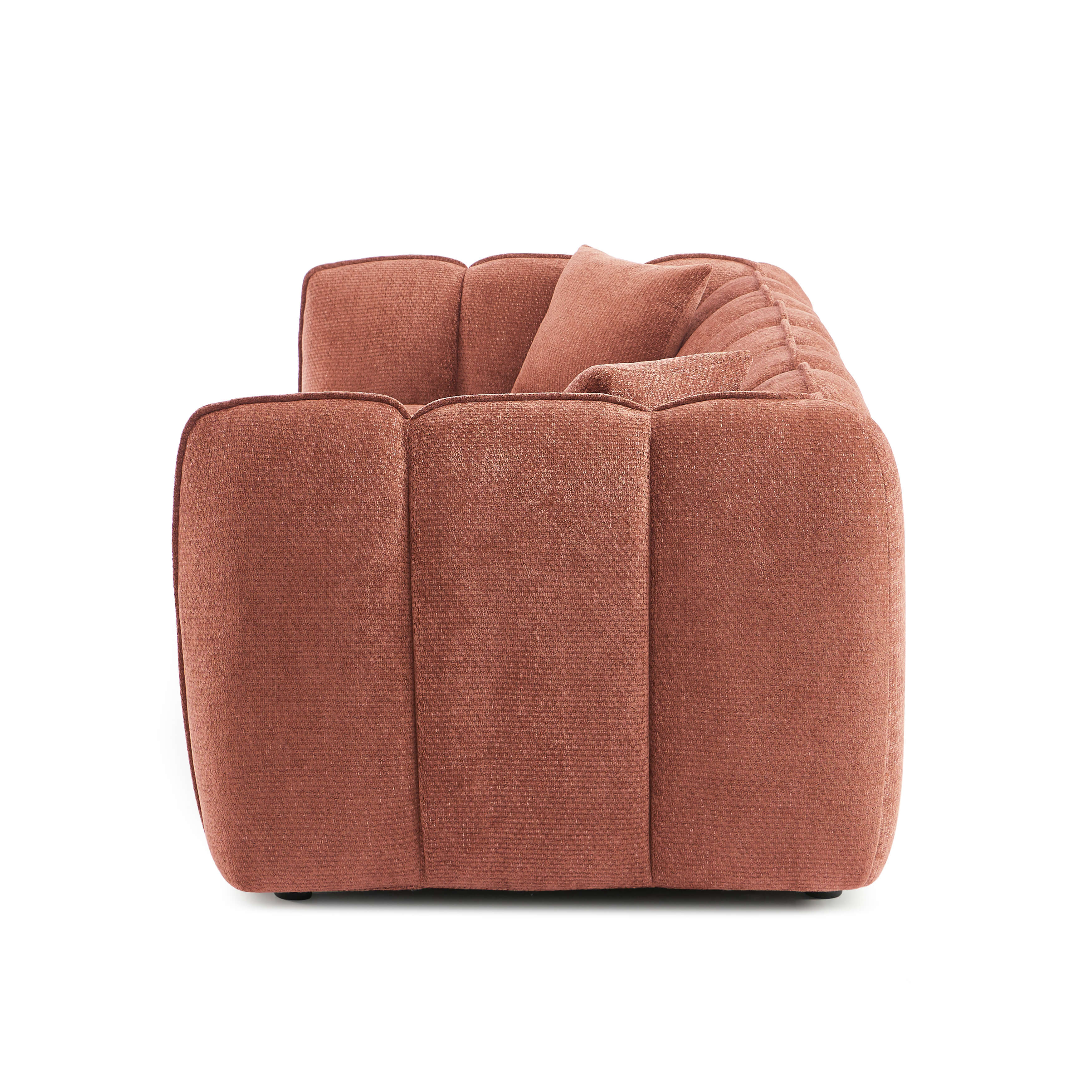 MATILDA 3-Seater Sofa (84") - Terracotta
