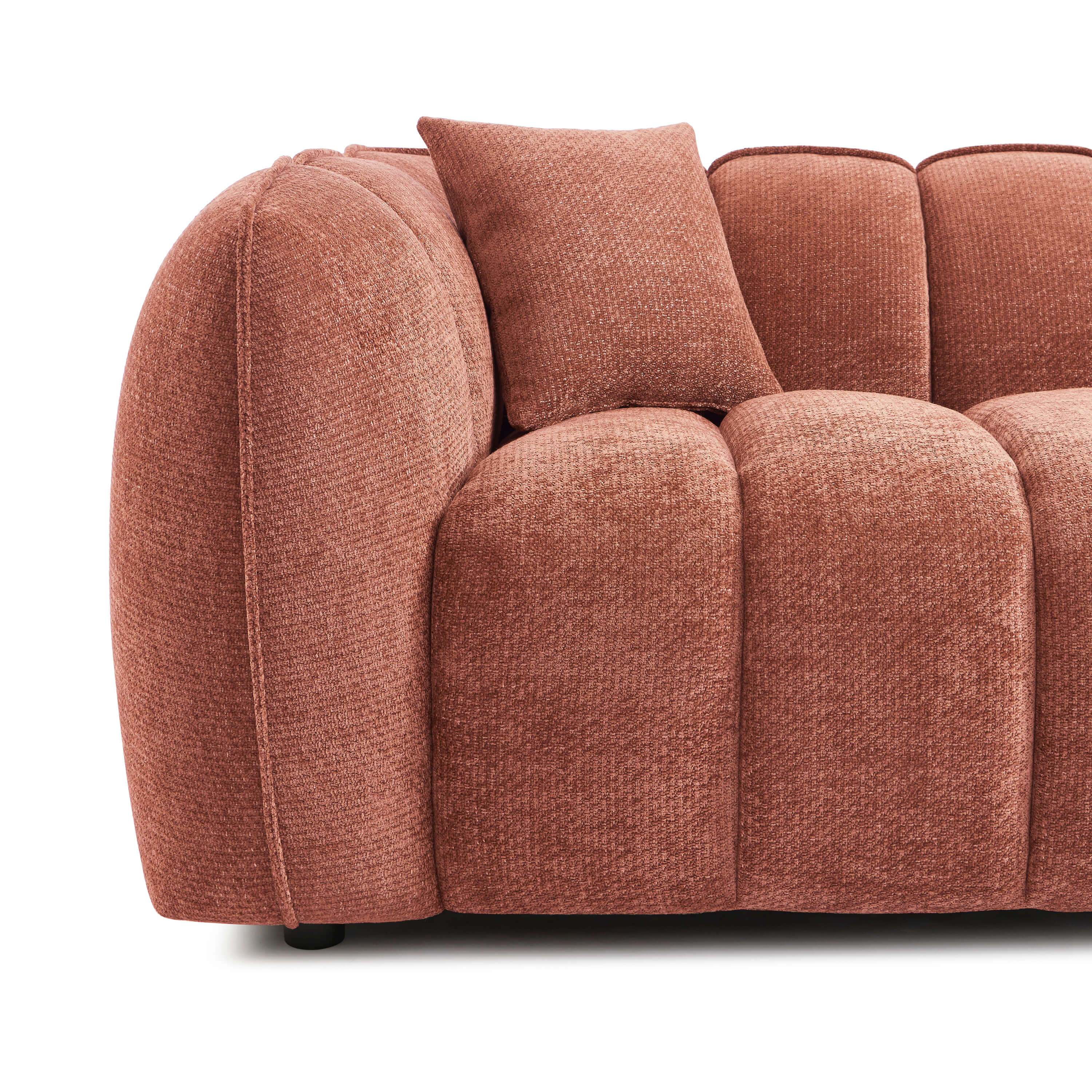 MATILDA 3-Seater Sofa (84") - Terracotta