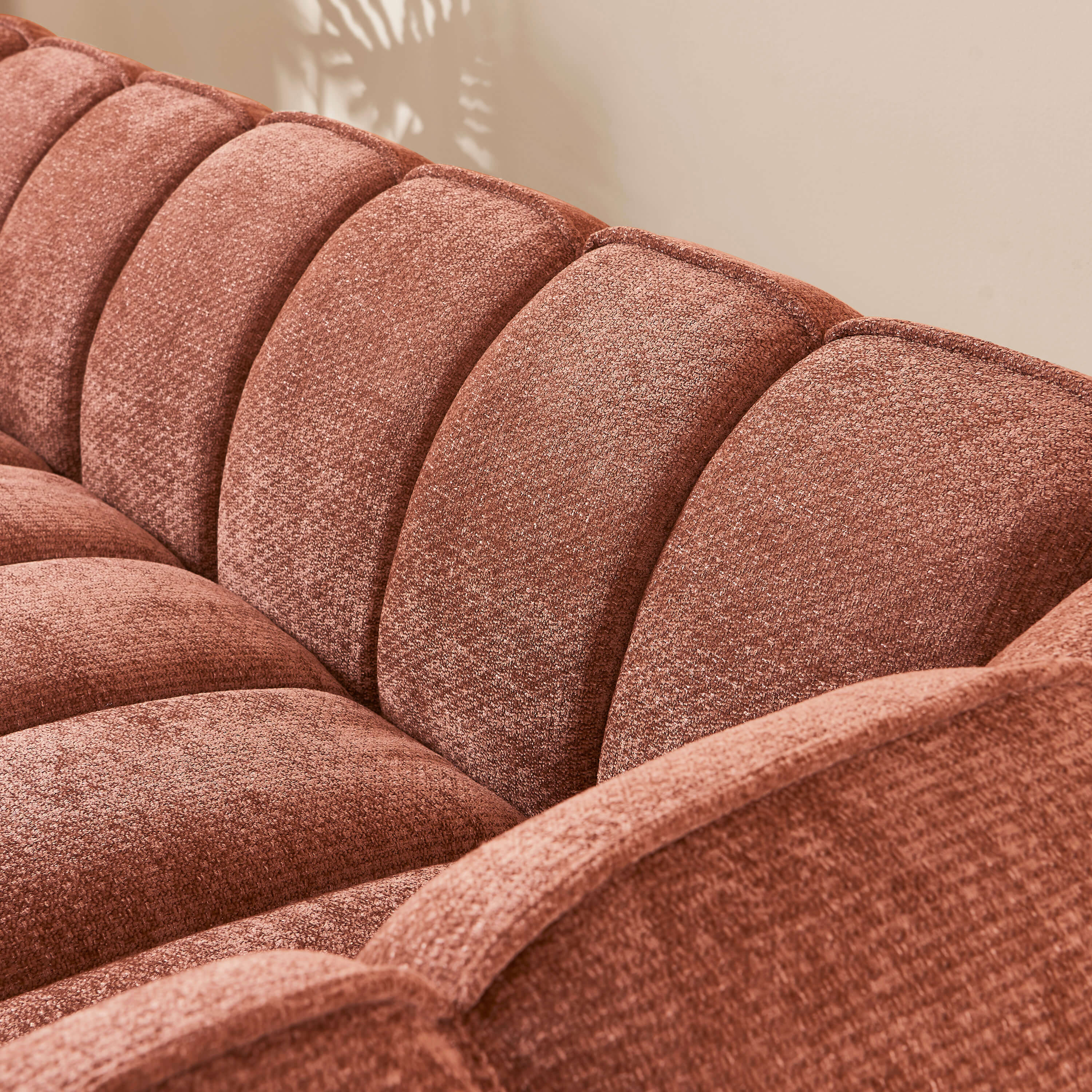MATILDA 3-Seater Sofa (84") - Terracotta