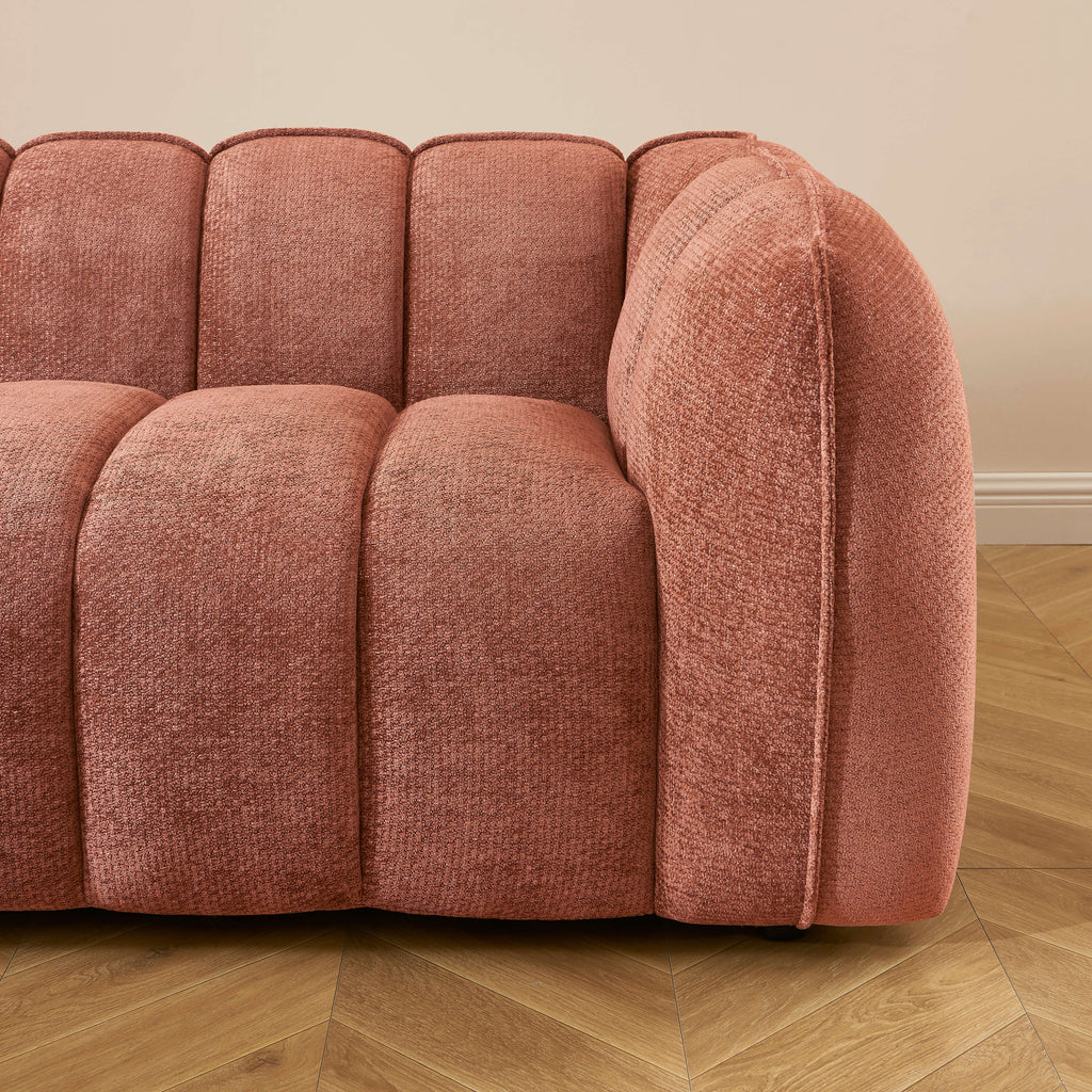 MATILDA 3-Seater Sofa (84") - Terracotta