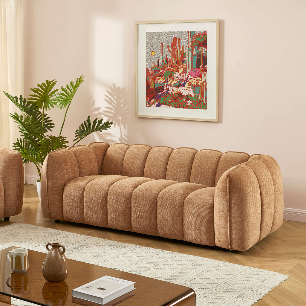 MATILDA 3-Seater Sofa (84") - Taupe