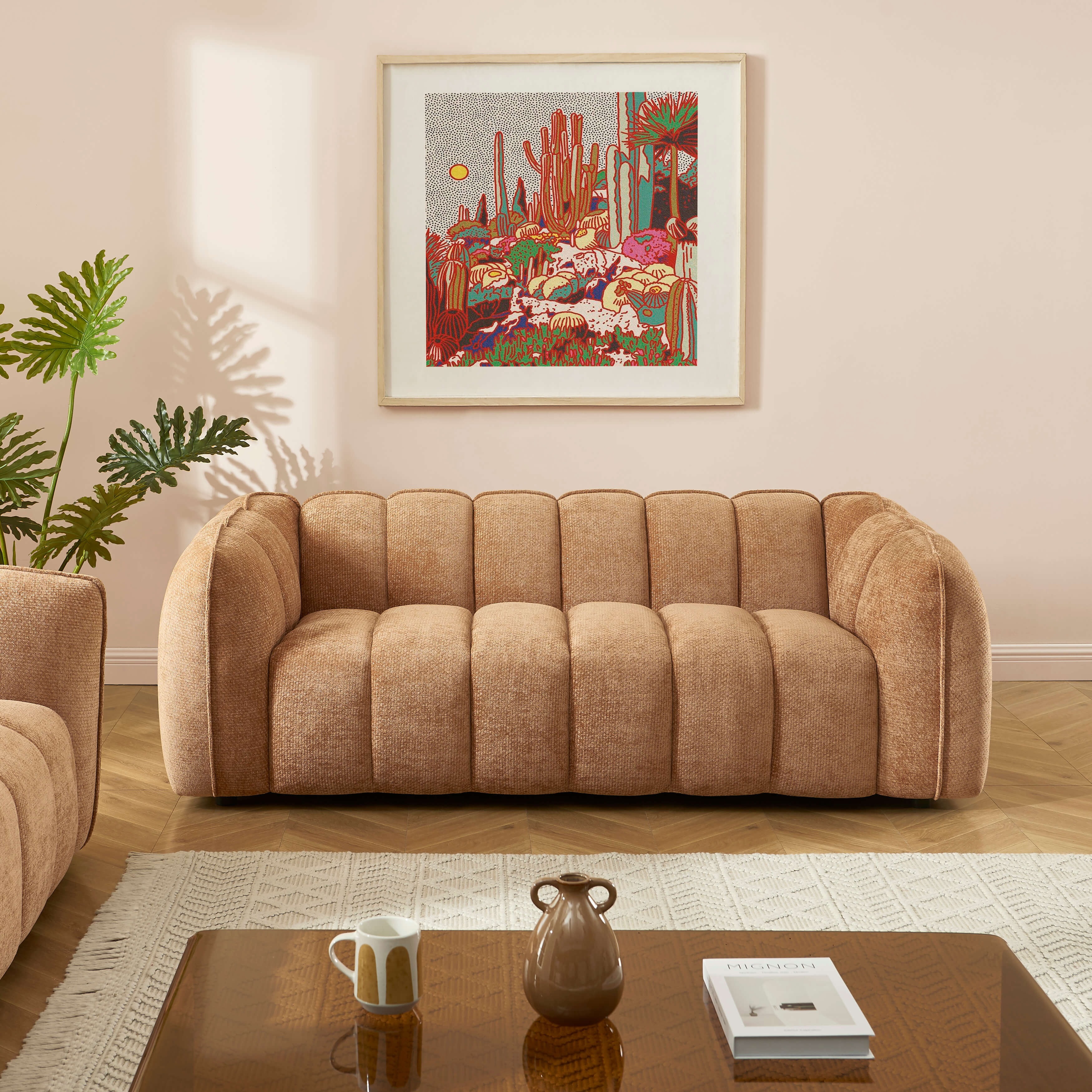 MATILDA 3-Seater Sofa (84") - Taupe