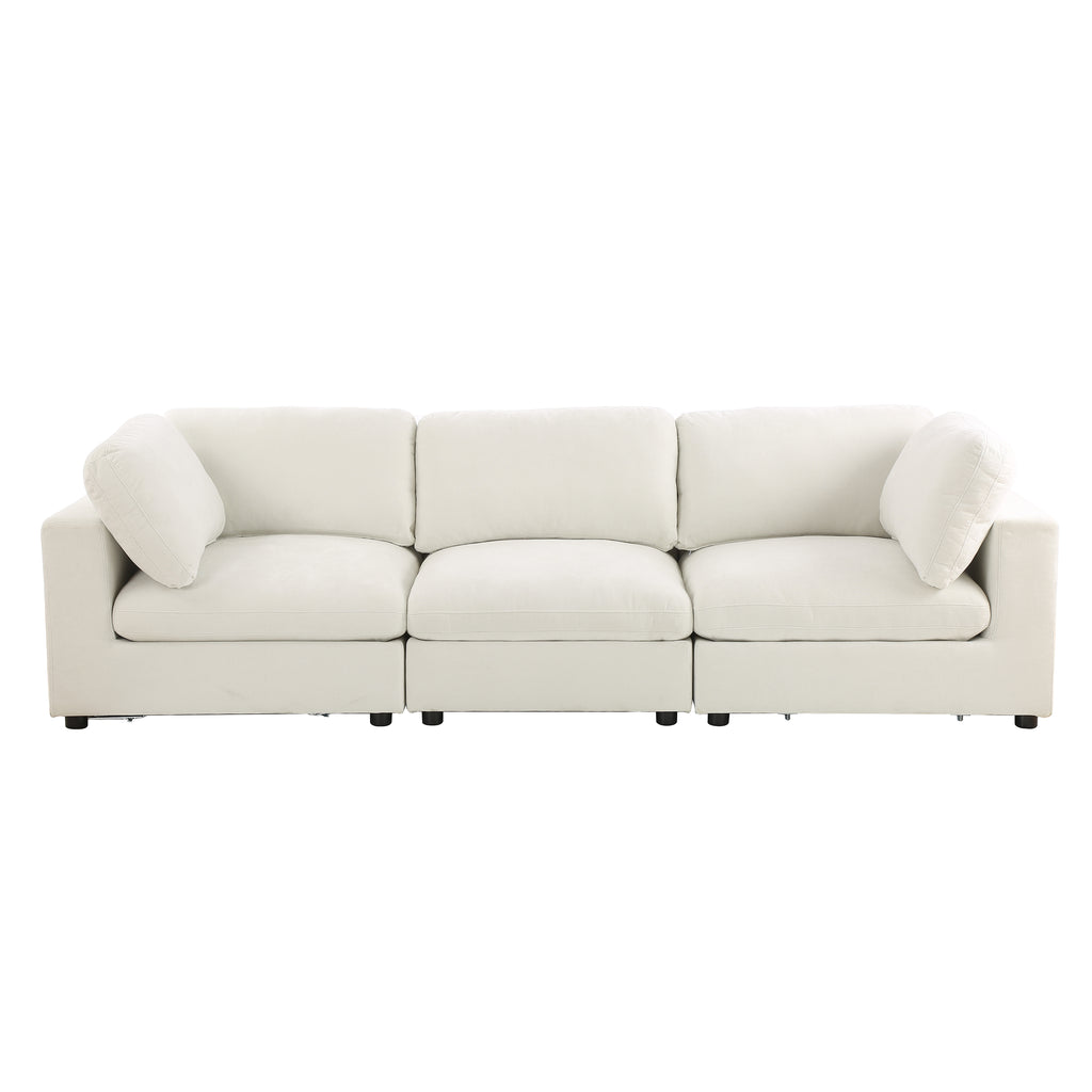 MIZAR Modular Sectional Sofa – Fabric 4-Seater Living Room Furniture