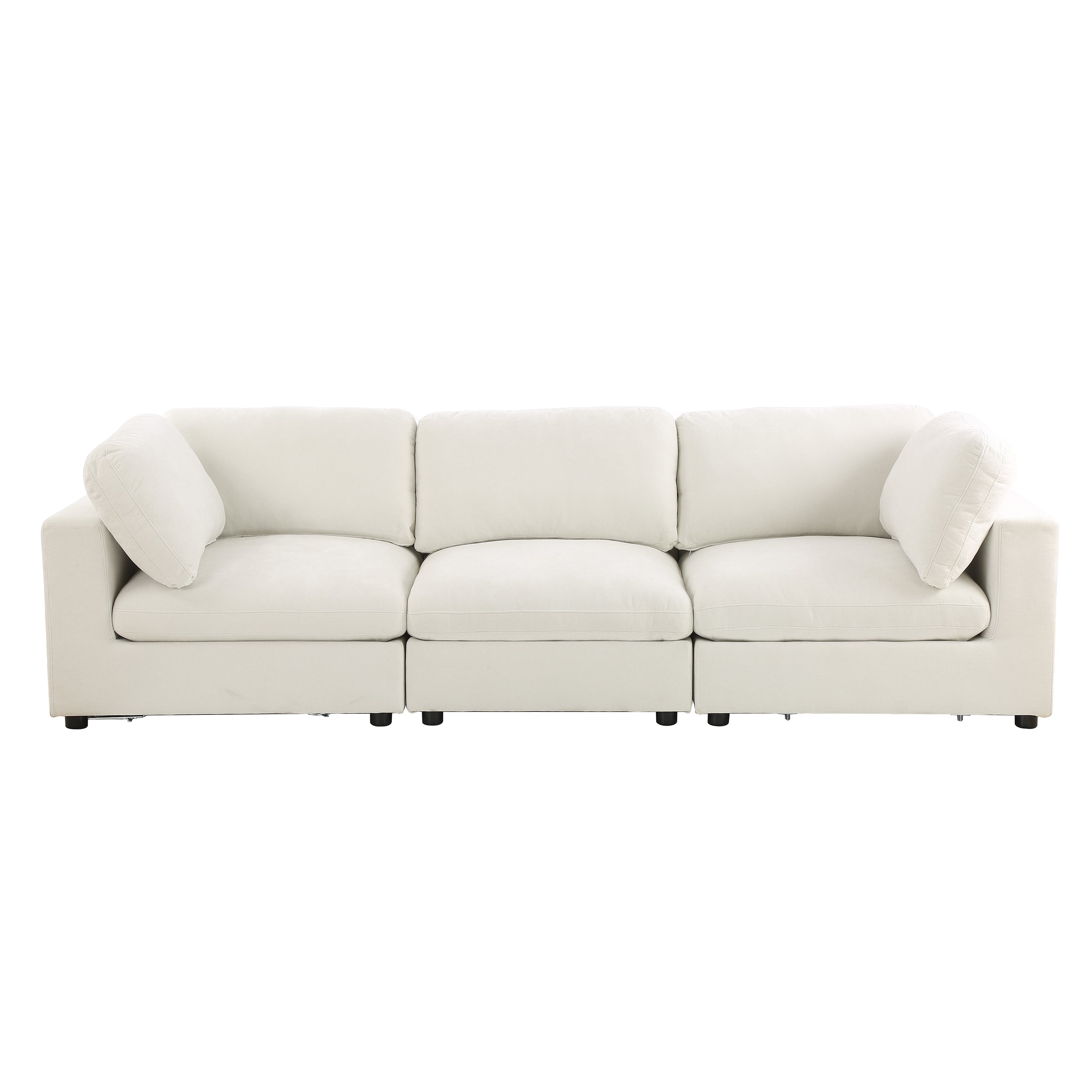 MIZAR Modular Sectional Sofa – Fabric 4-Seater Living Room Furniture