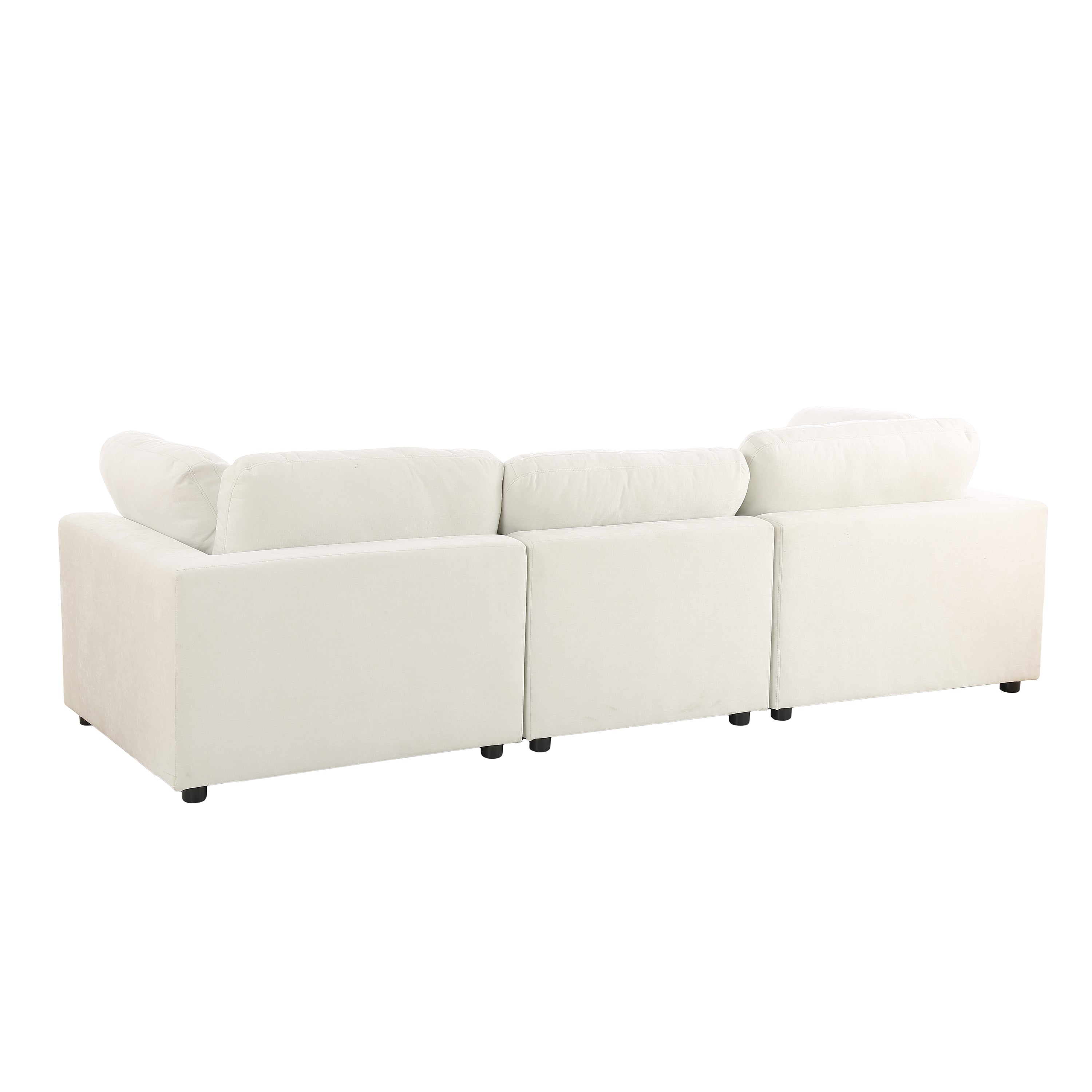 MIZAR Modular Sectional Sofa – Fabric 4-Seater Living Room Furniture