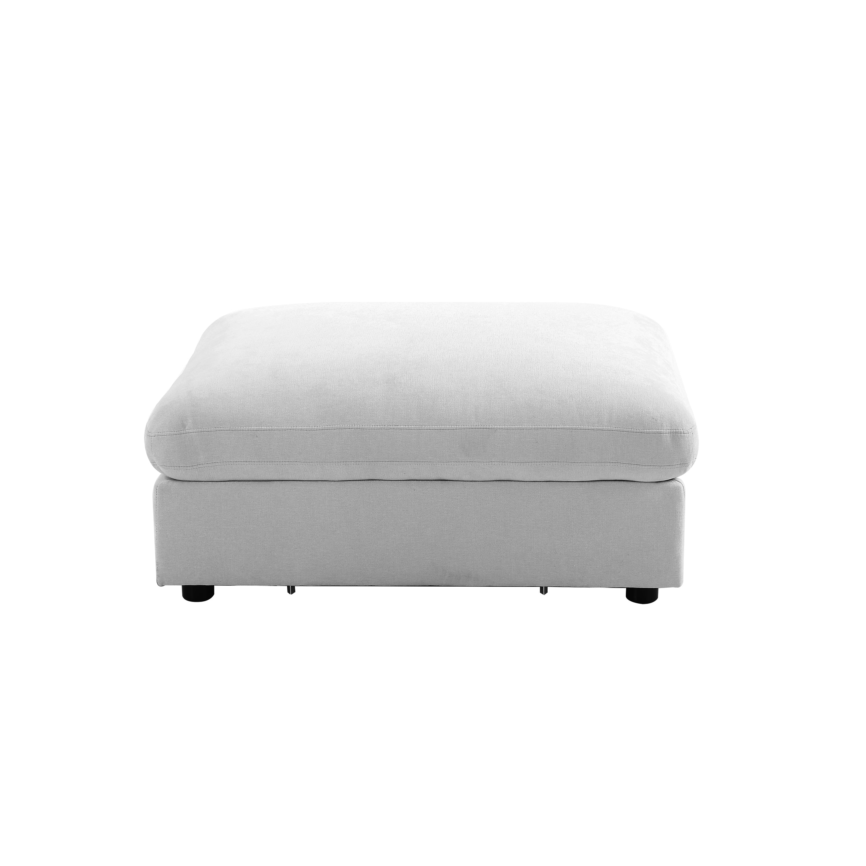 Modular Corner Sofa Mizar 4 Seater Fabric Grey – Gray
