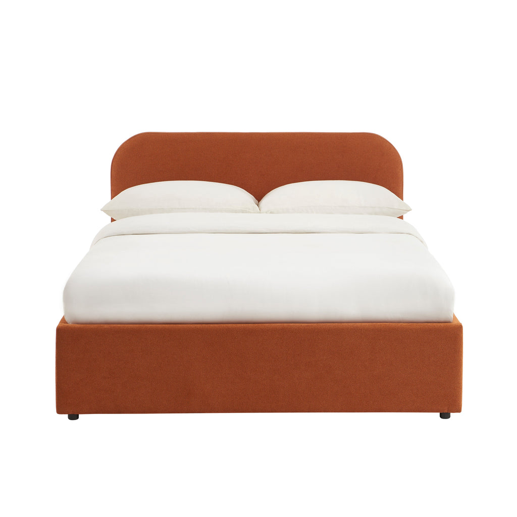 MOKA Upholstered Storage Bed with Slatted Base