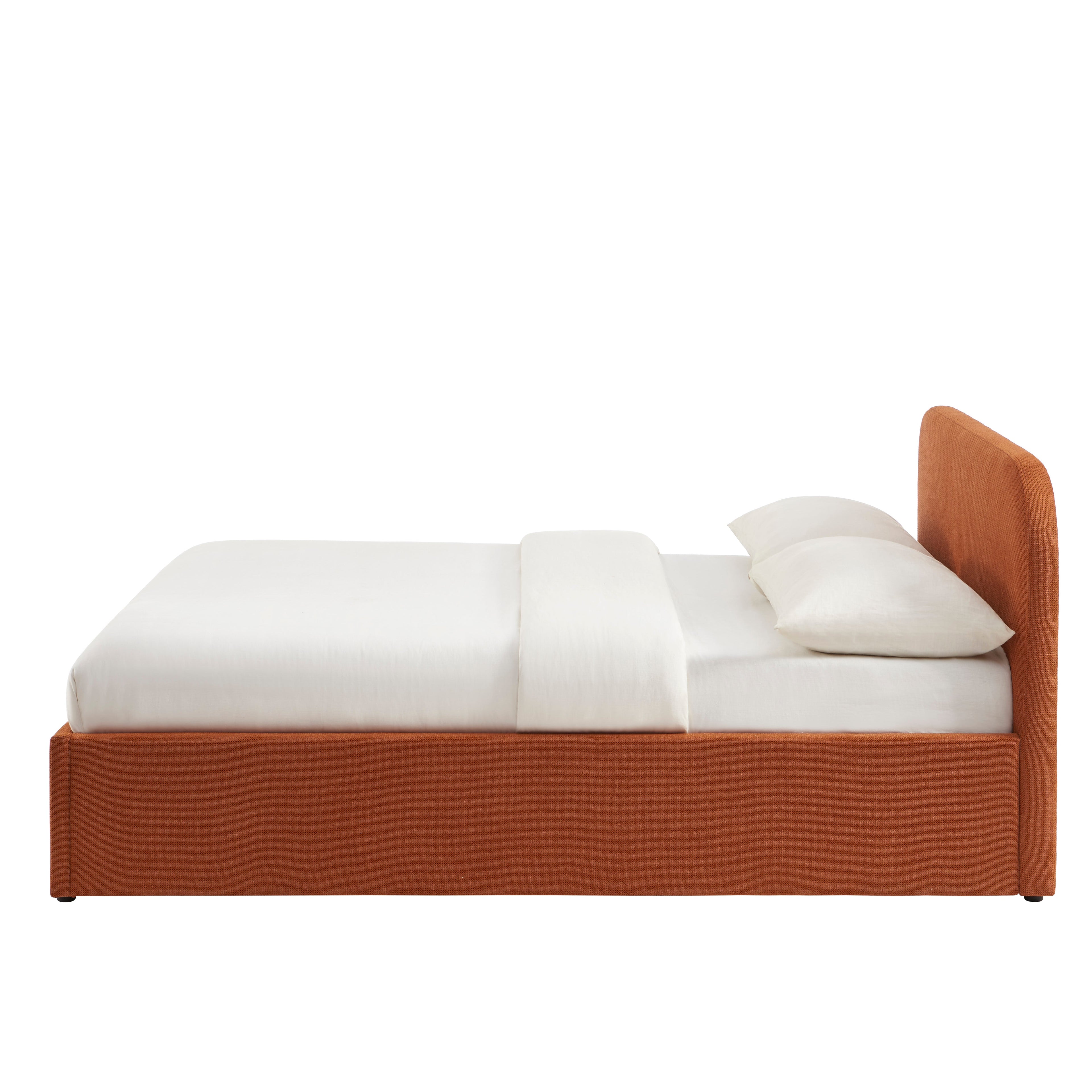 MOKA Upholstered Storage Bed with Slatted Base