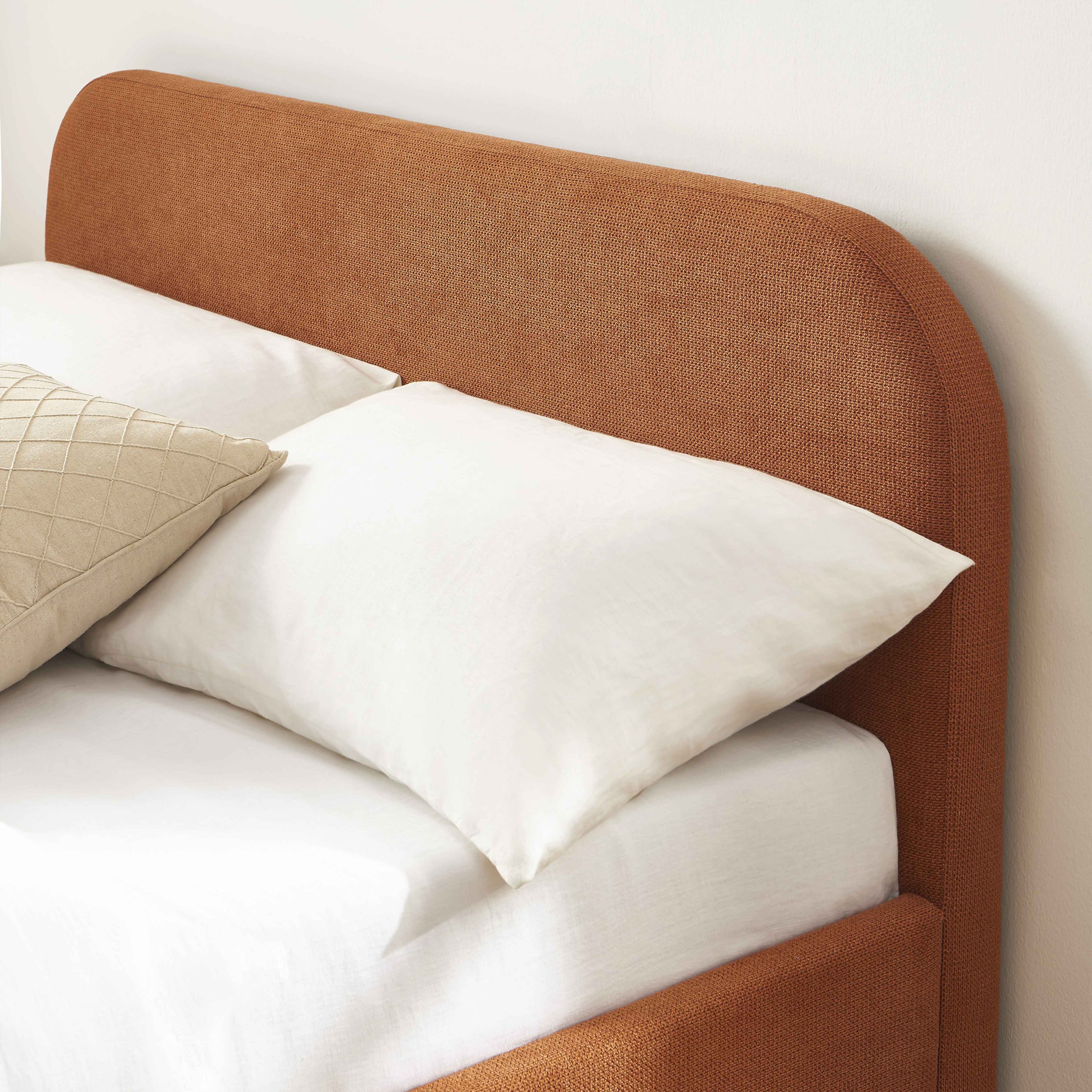 MOKA Upholstered Storage Bed with Slatted Base