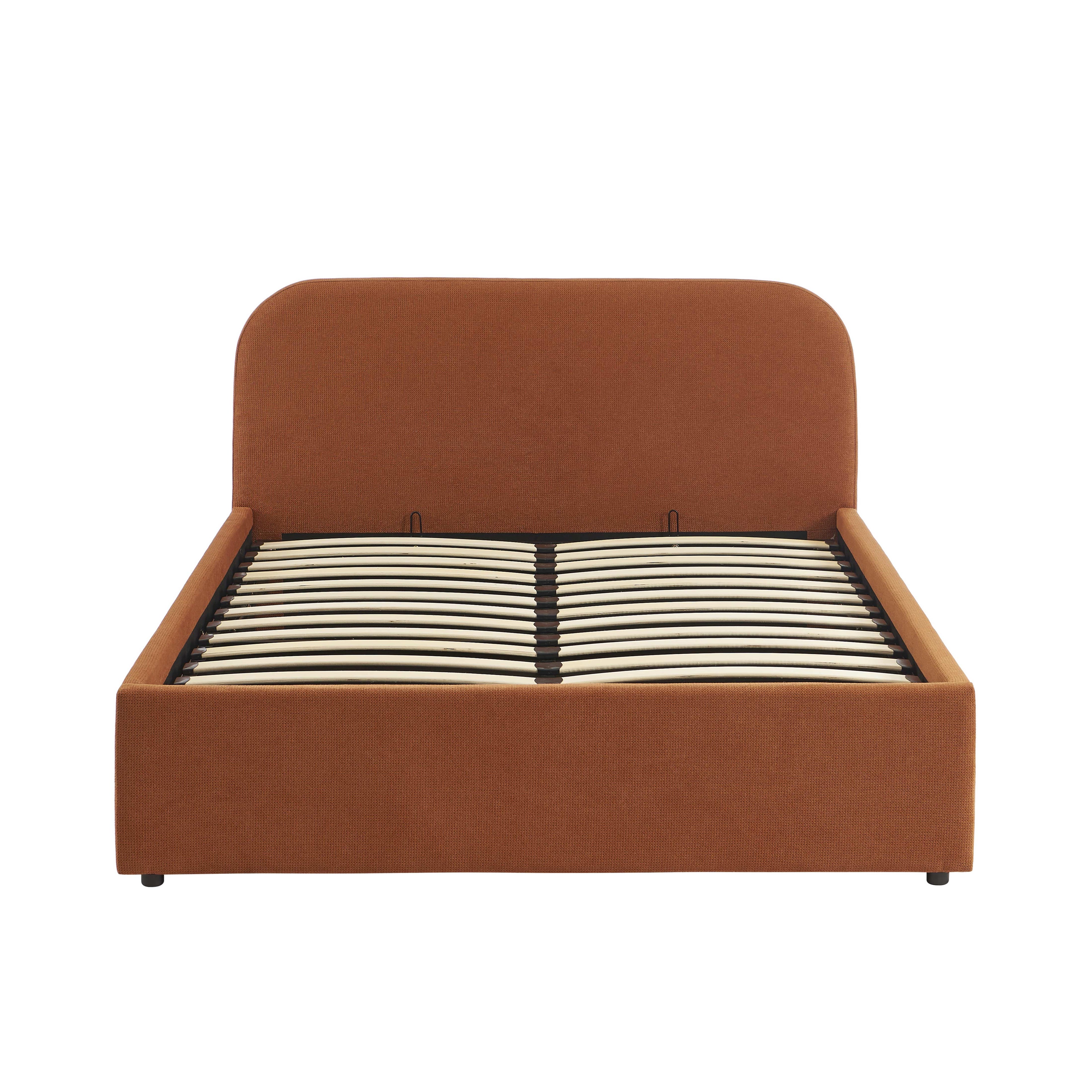 MOKA Upholstered Storage Bed with Slatted Base