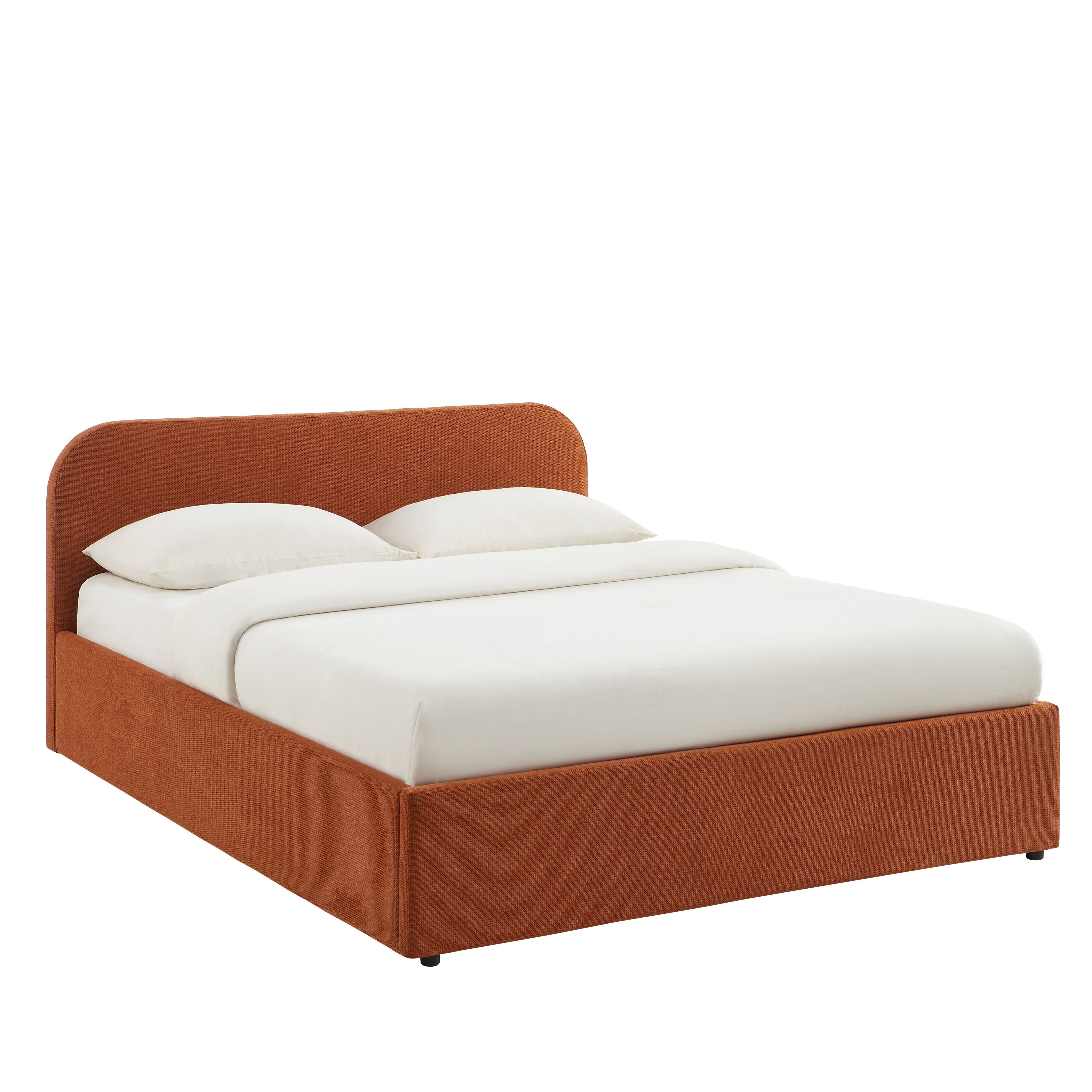 MOKA Upholstered Storage Bed with Slatted Base