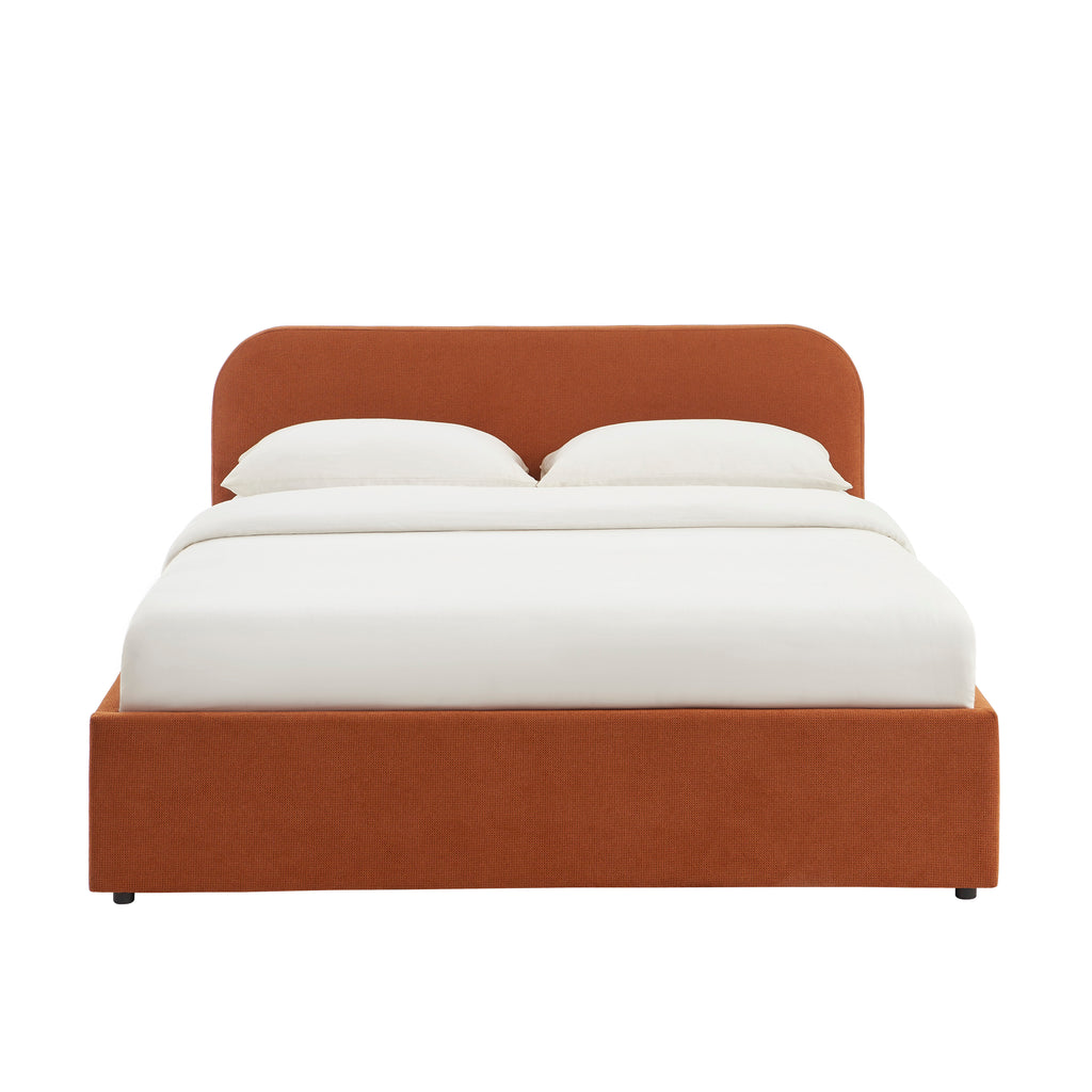 MOKA Upholstered Storage Bed with Slatted Base