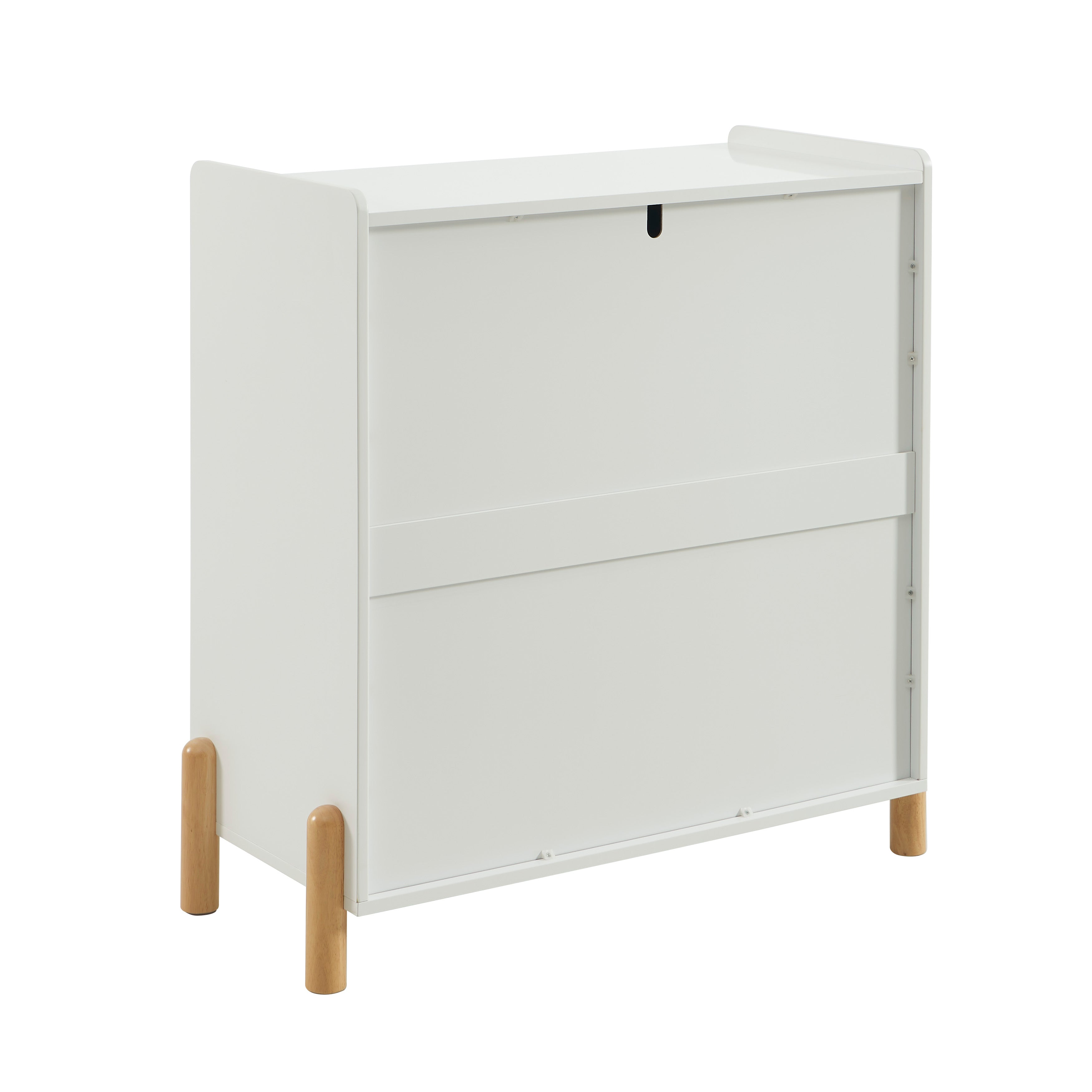 Kids Chest Of Drawers Mona 3 Drawers White 86cm – White