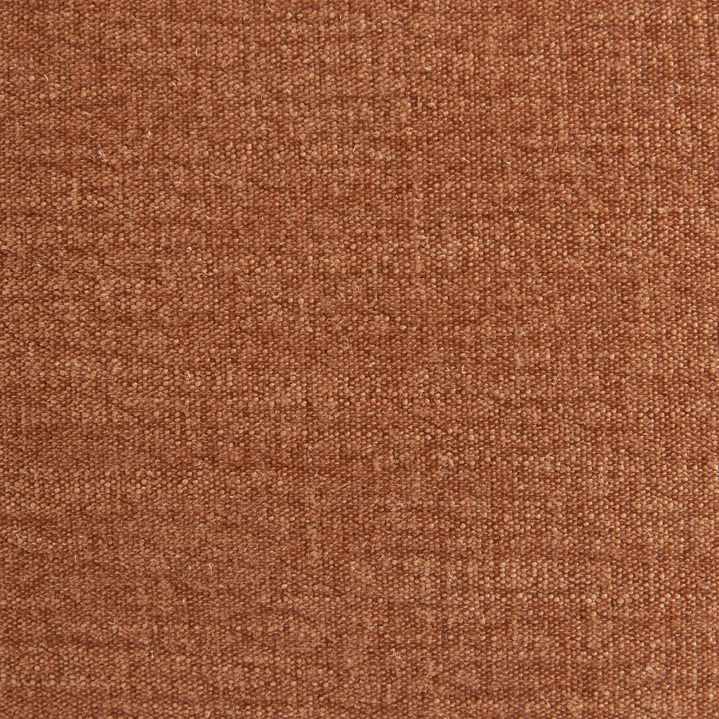 MOODY 3-Seater Straight Sofa – Linen Fabric - Terracotta